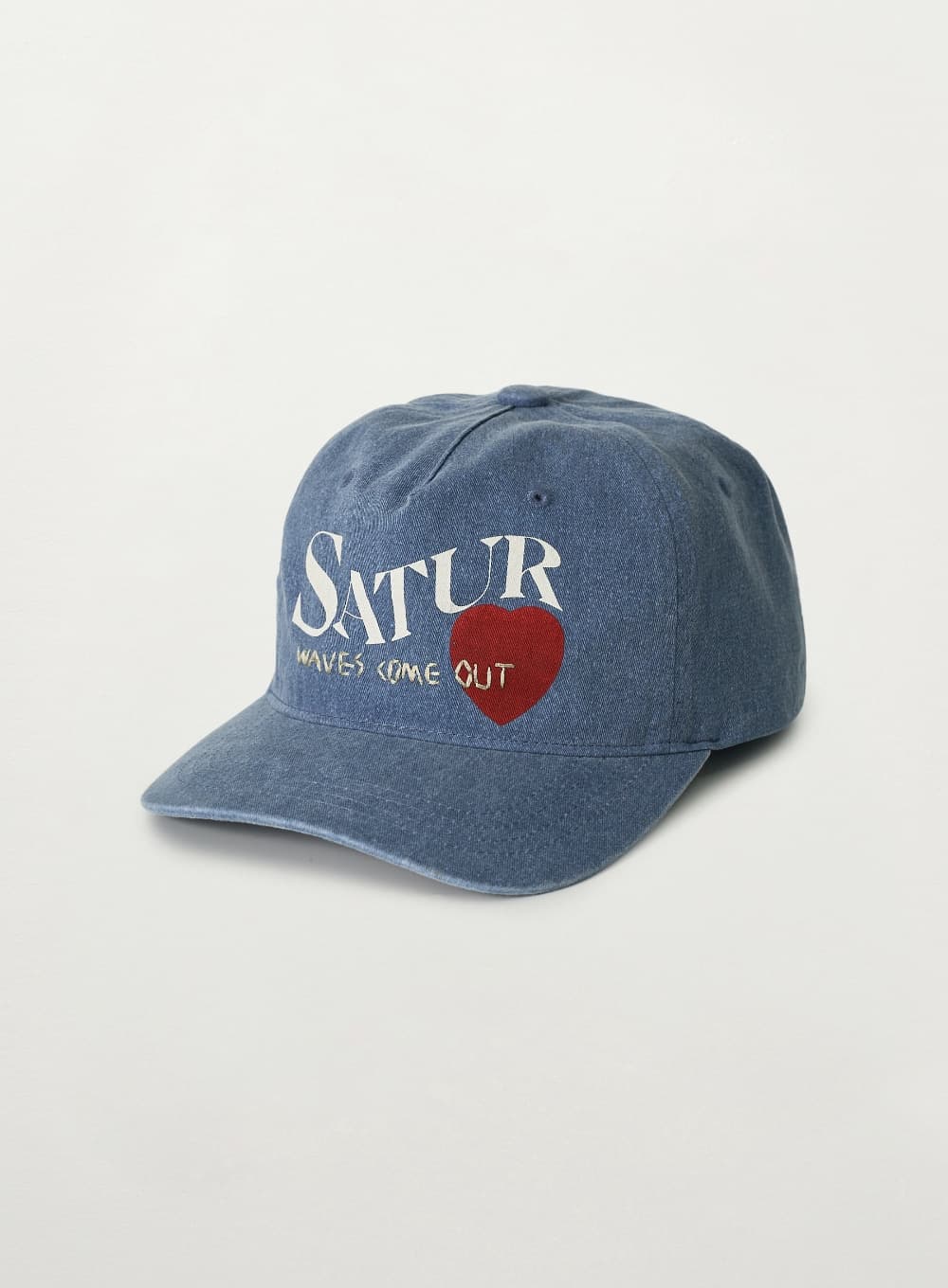 5 Panel Vintage Logo Cap - Blue
