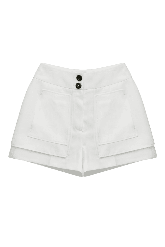 Stitch Shorts (White)