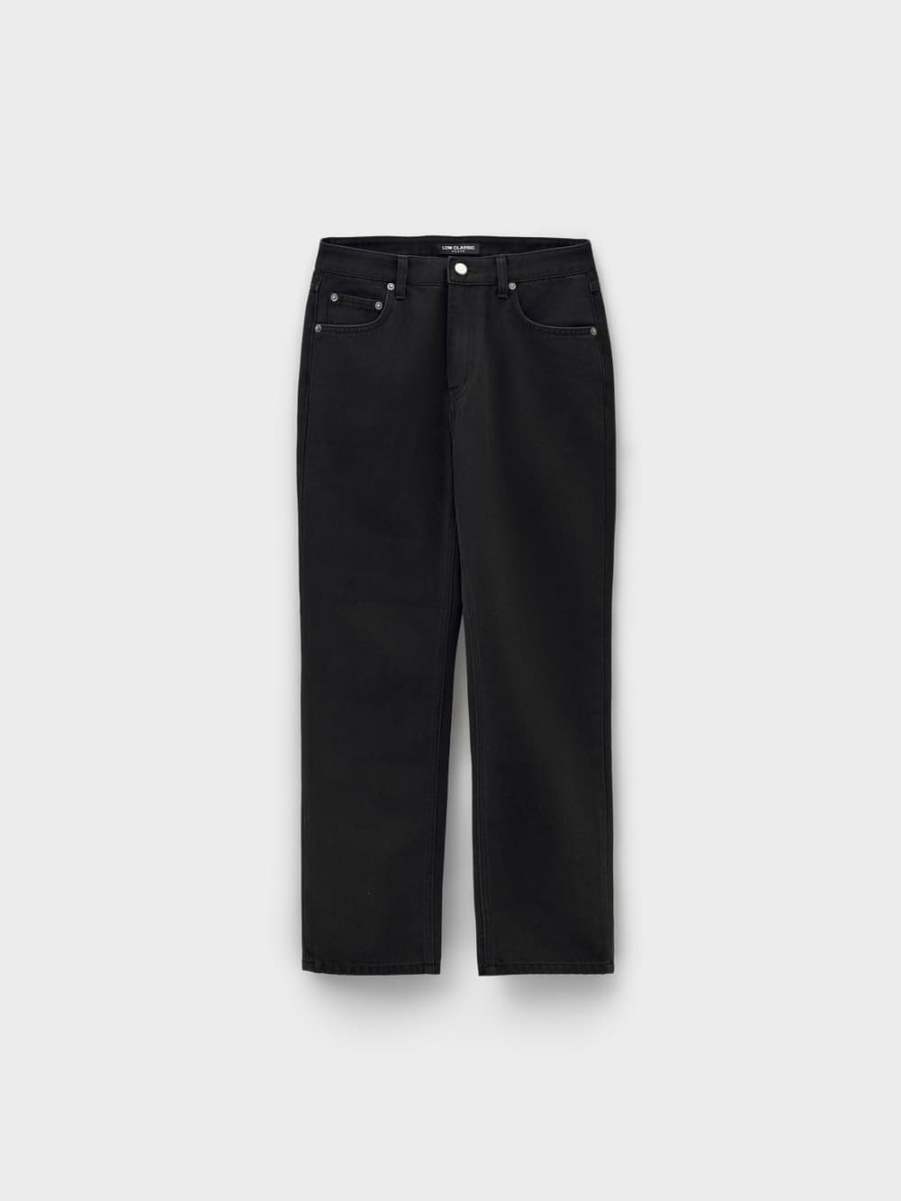 Classic Slim Straight Fit Denim_Black
