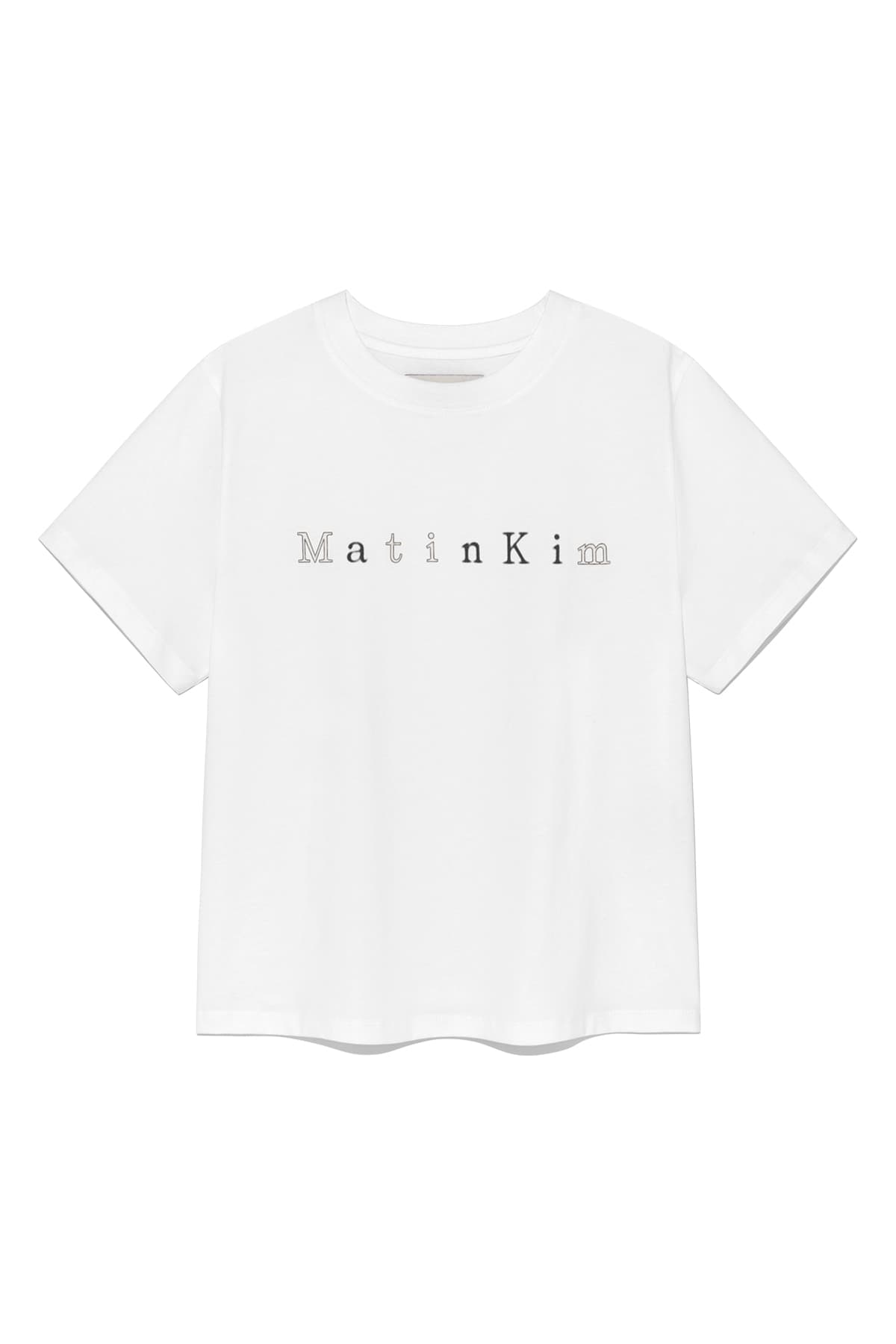 STICKER GRAPHIC LOGO TOP IN WHITE
