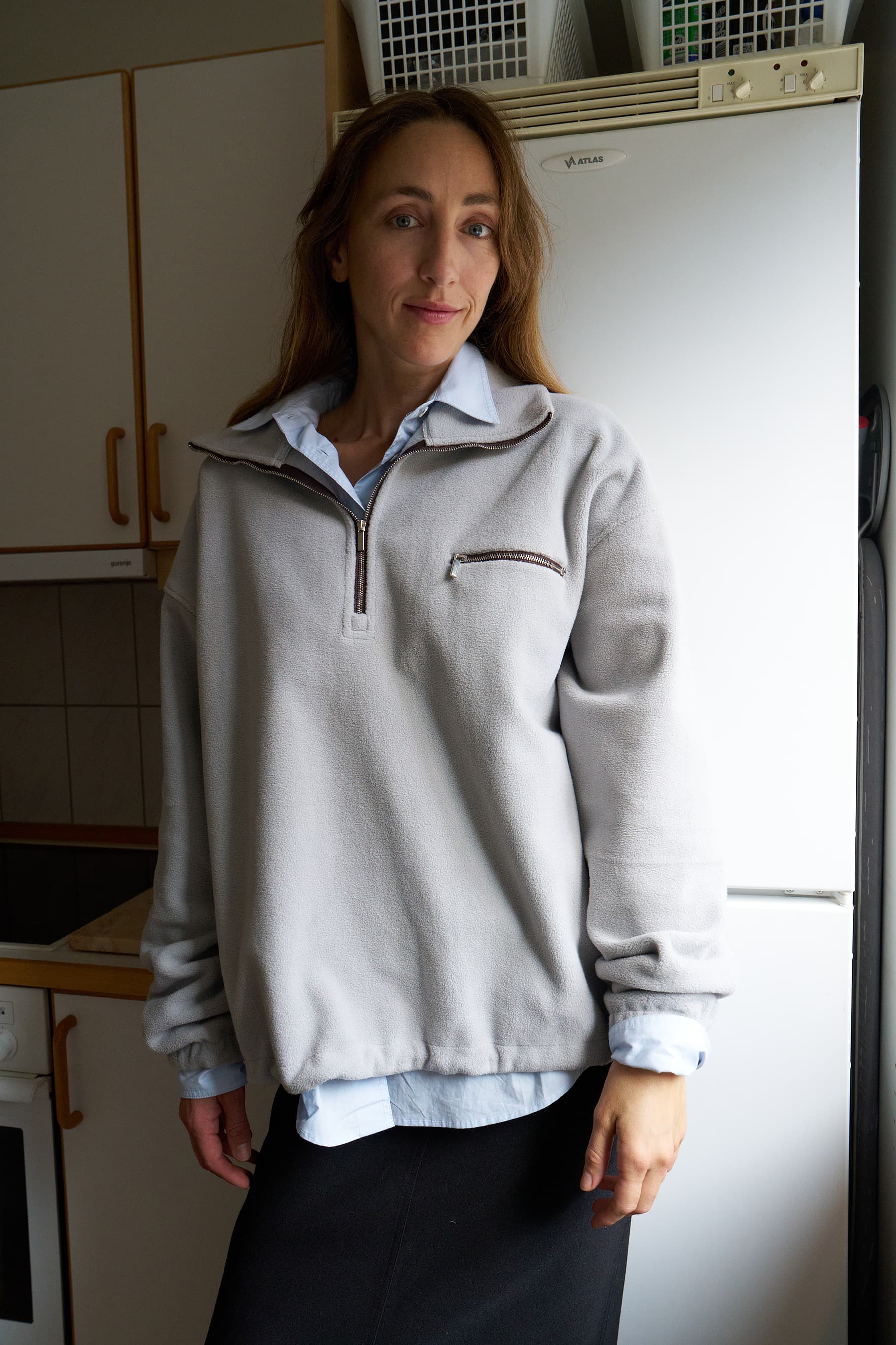 Free Fleece Pullover (Light Grey)