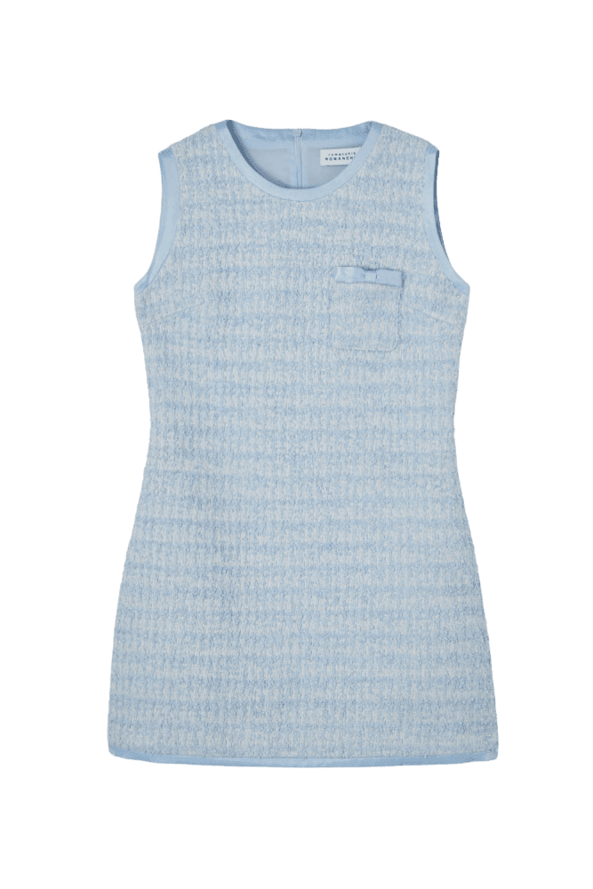 Summer Tweed Dress (SkyBlue)