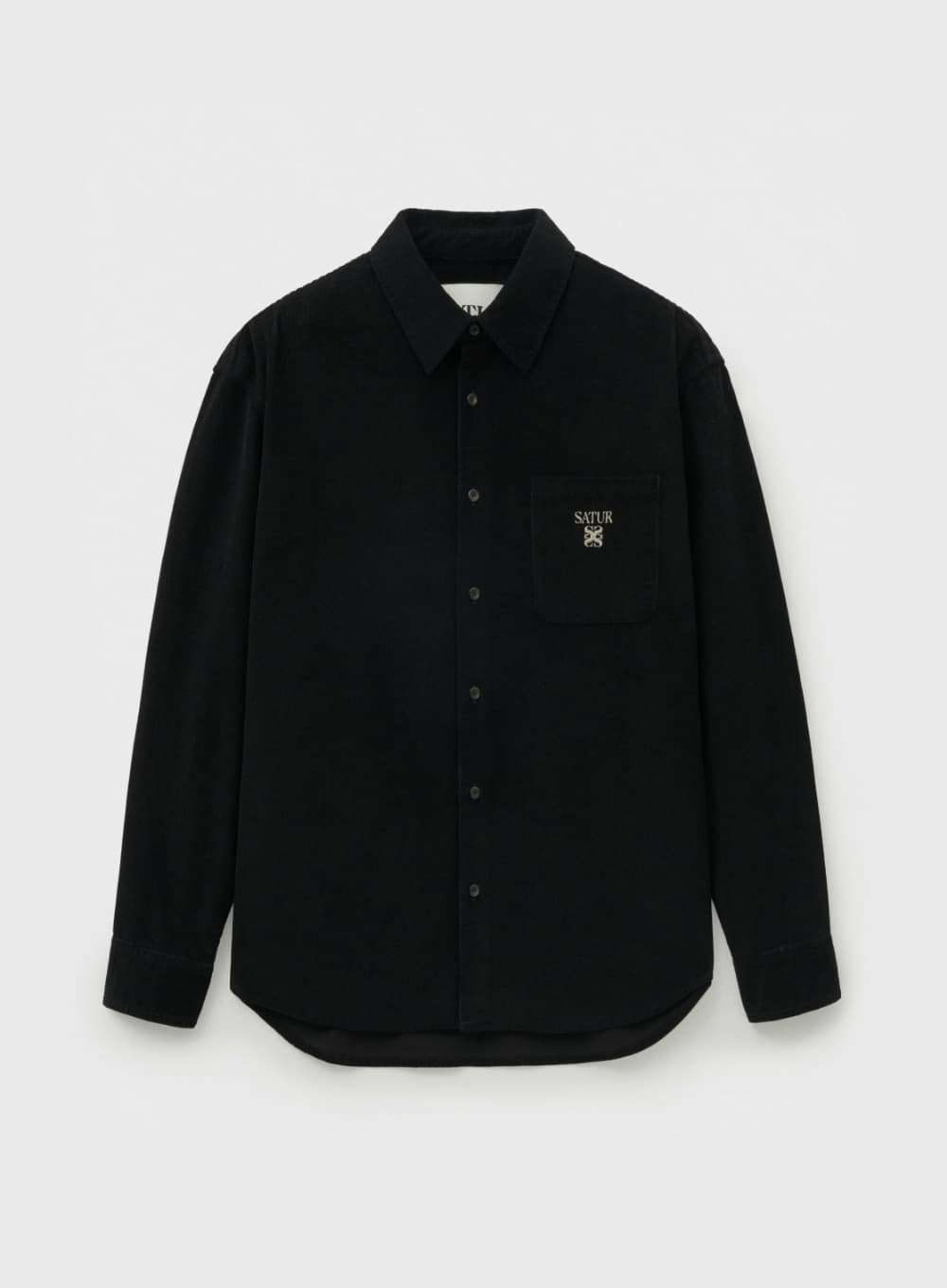 Soft Corduroy Shirt - Black