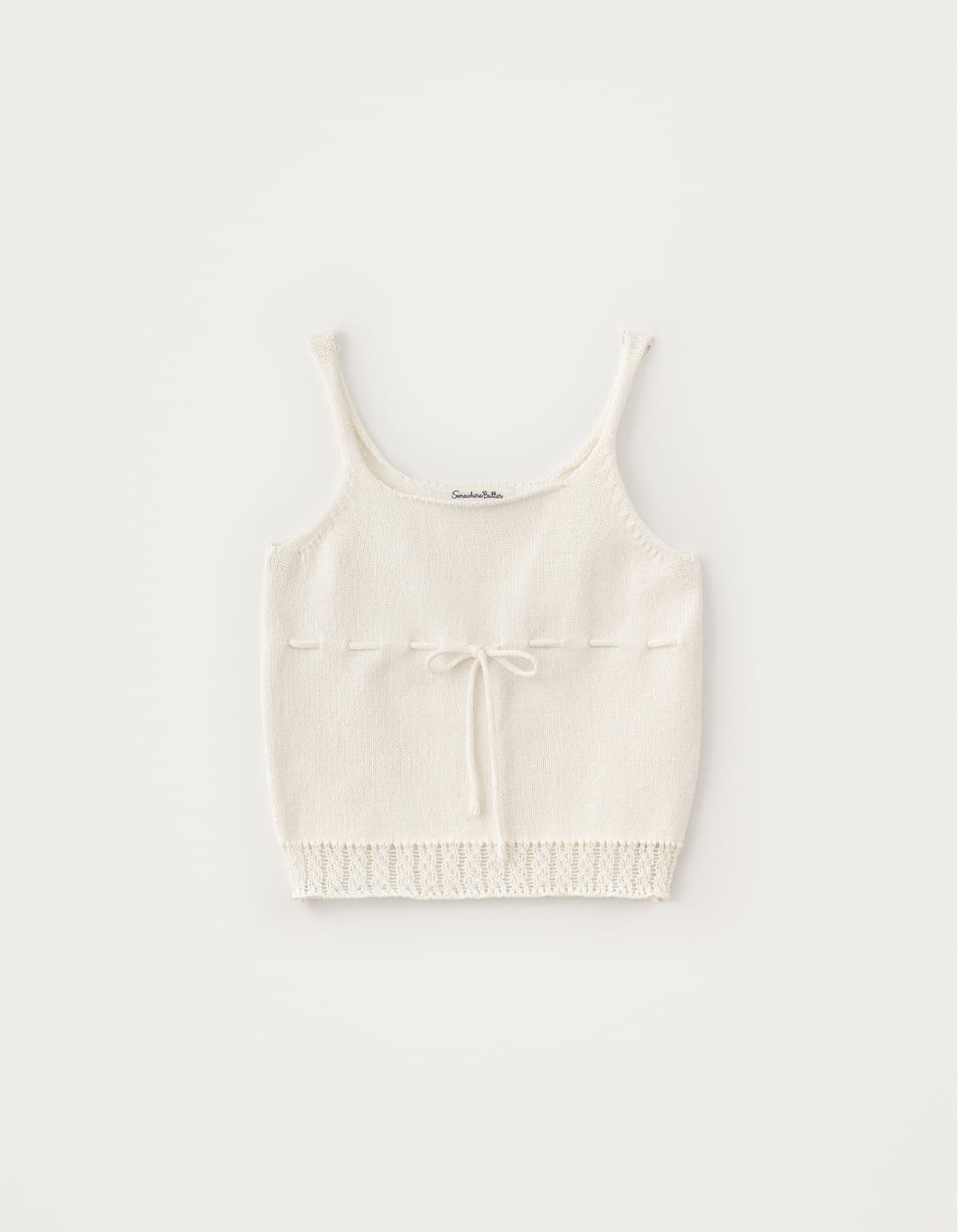 Poin Sleeveless Knit - Ivory