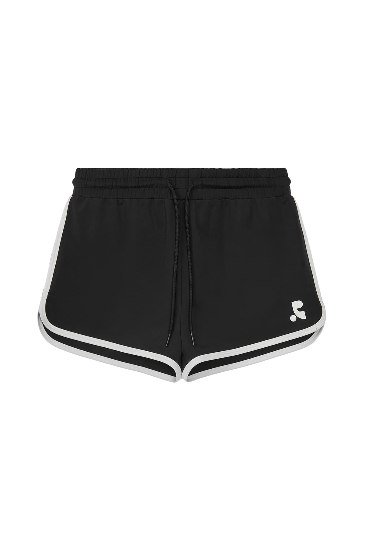 COLORATION SWIM SHORTS - BLACK