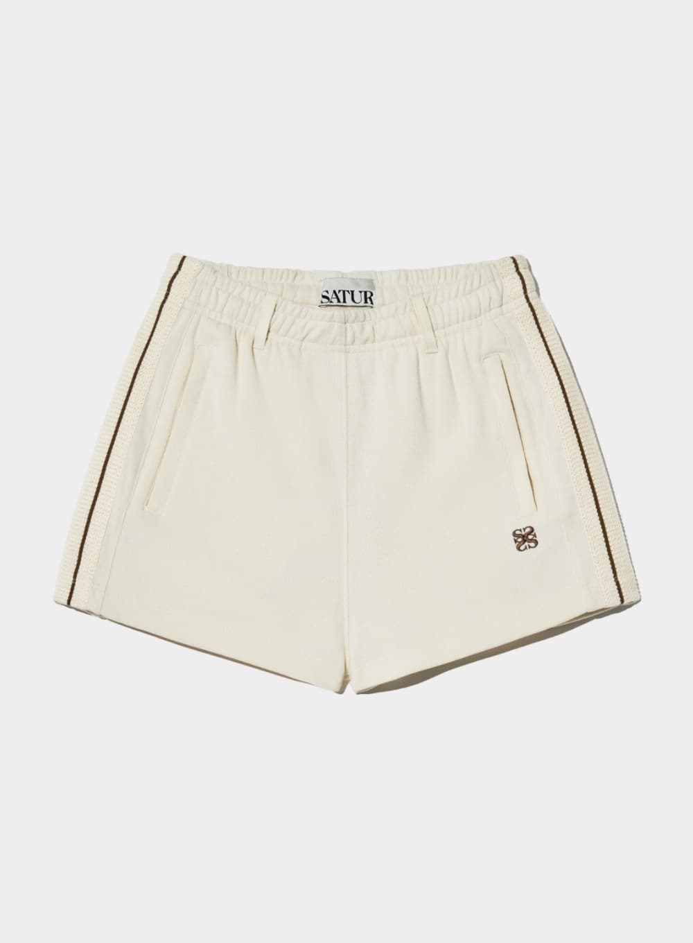 (W) Lawton All Day Track Shorts - Resort Cream