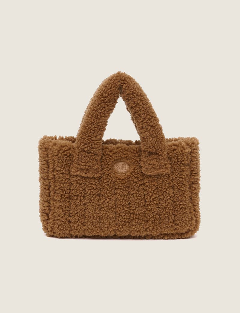 Shearing Bear Padding Bag (Brown)