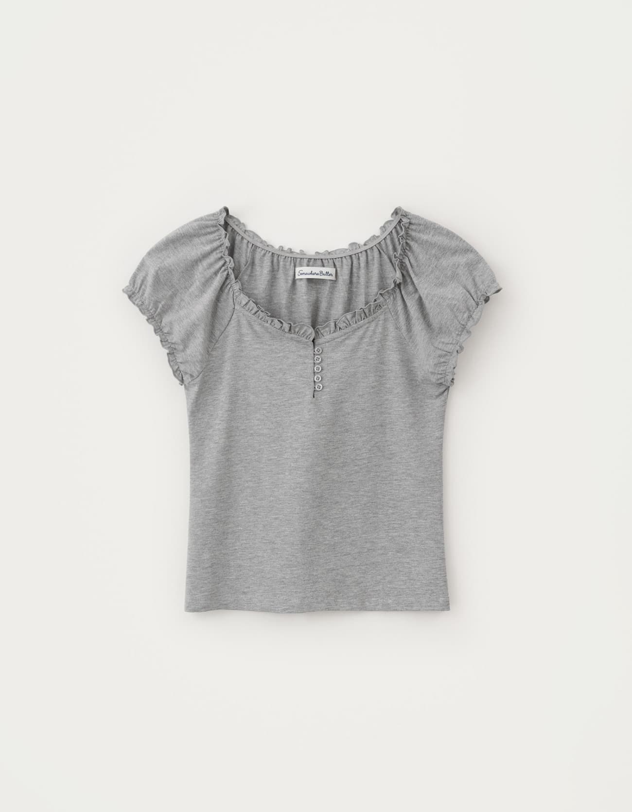 Roha Fril Top - Grey