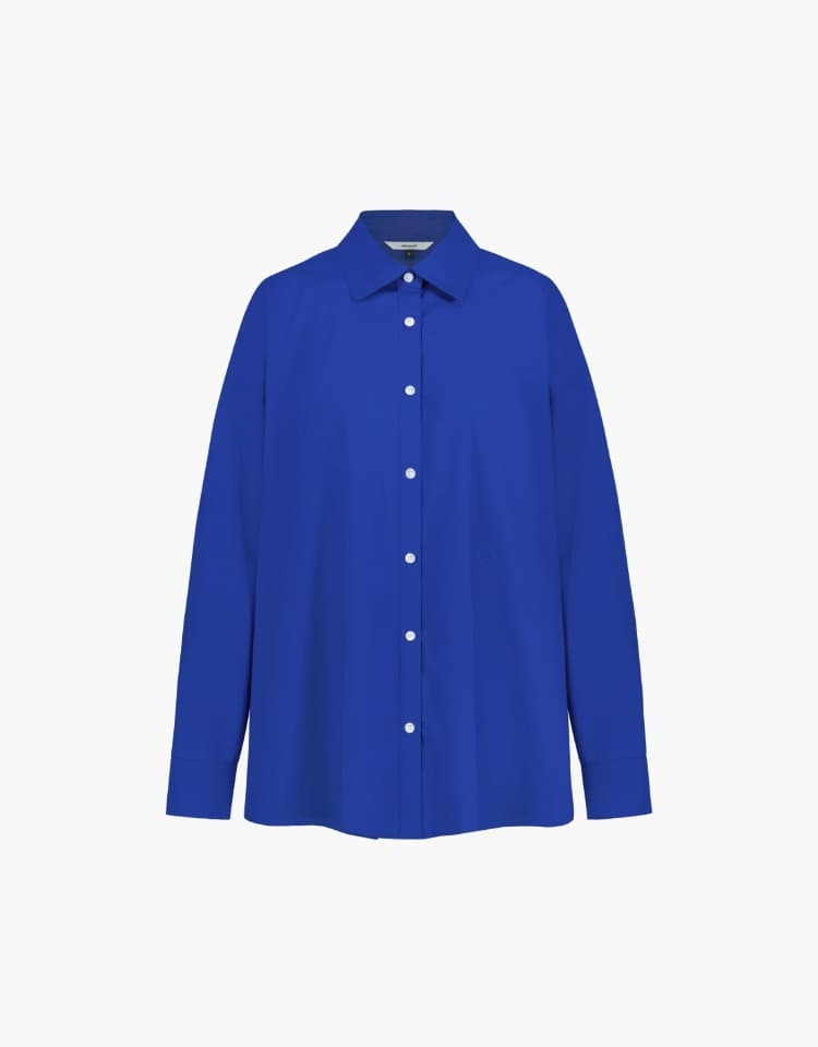 oversized shirts - royal blue