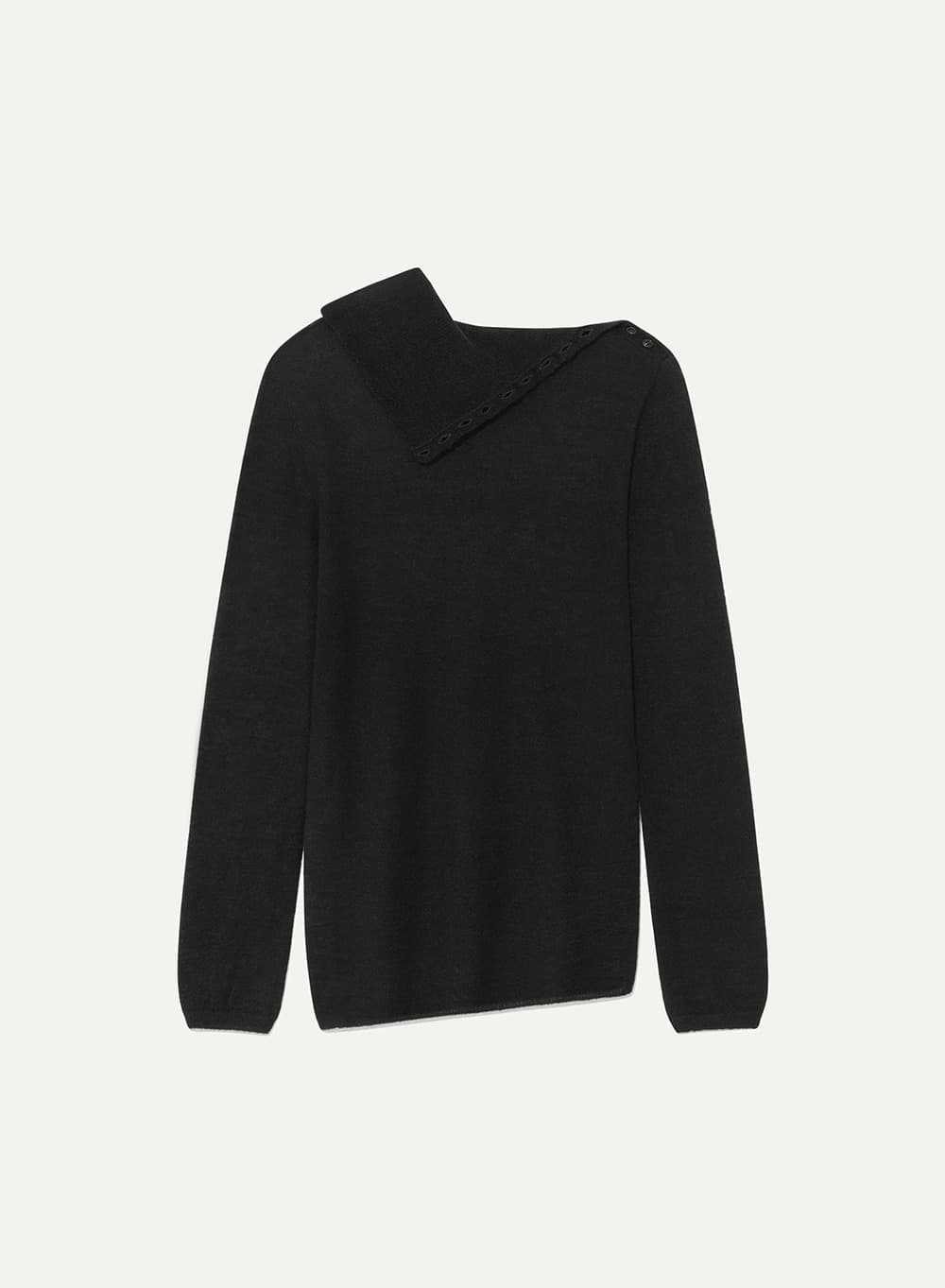 Wholegarment Turtleneck Black