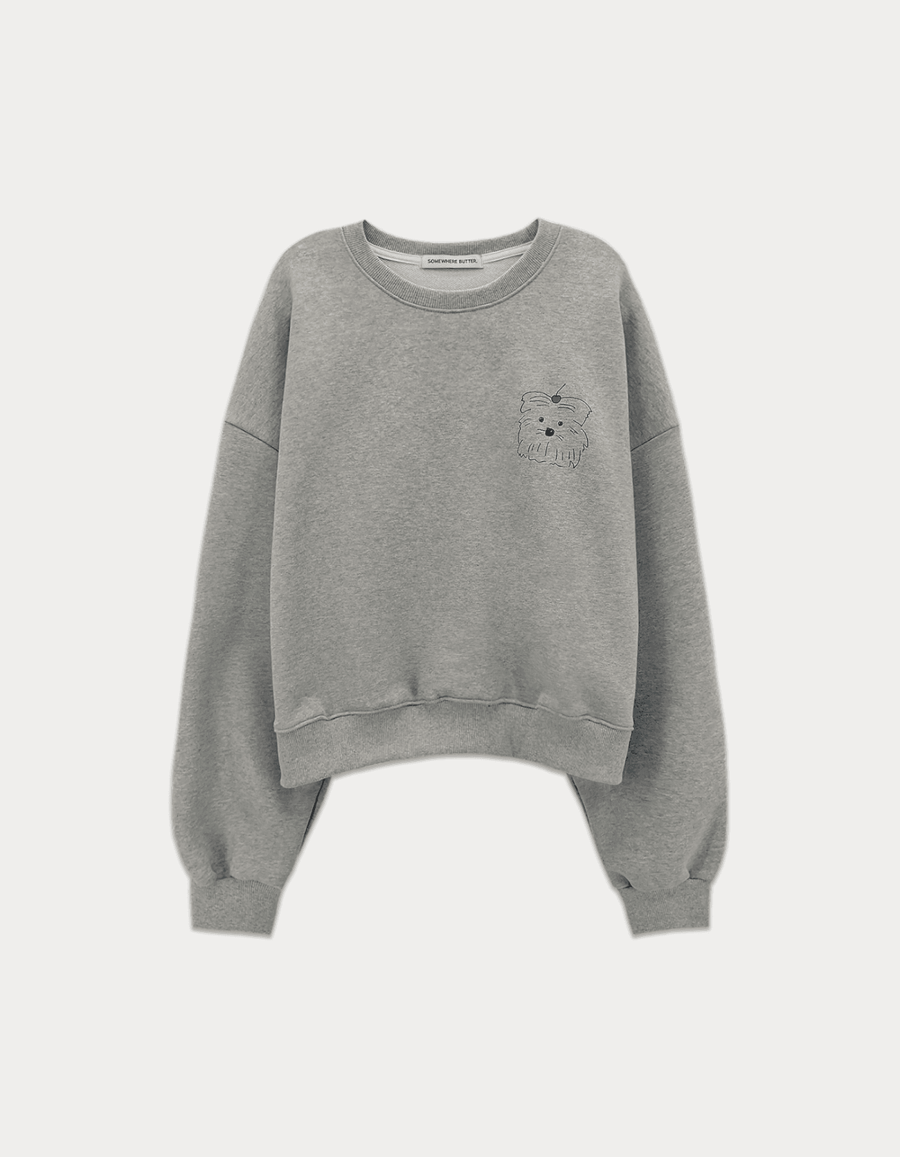 Butteree Sketch Over-Fit Sweatshirt - Grey