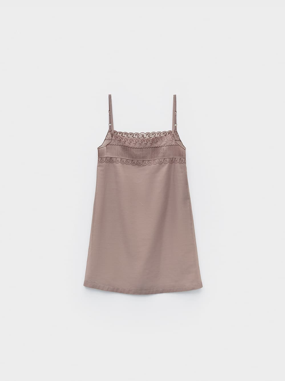 See-Through Lace Mini Dress_Pink