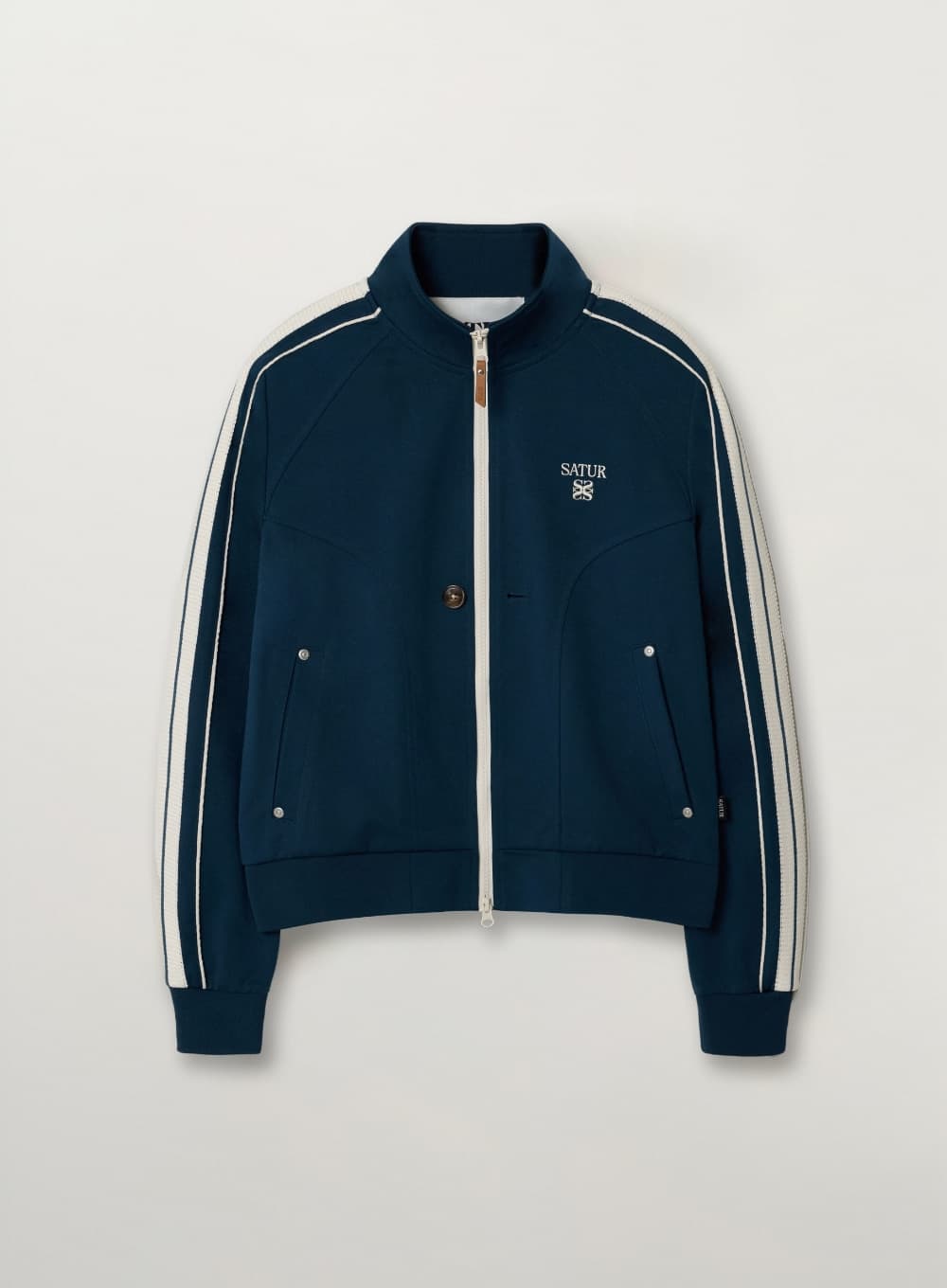 (W) Essential Lawton Track Zip-up Jacket - Blue