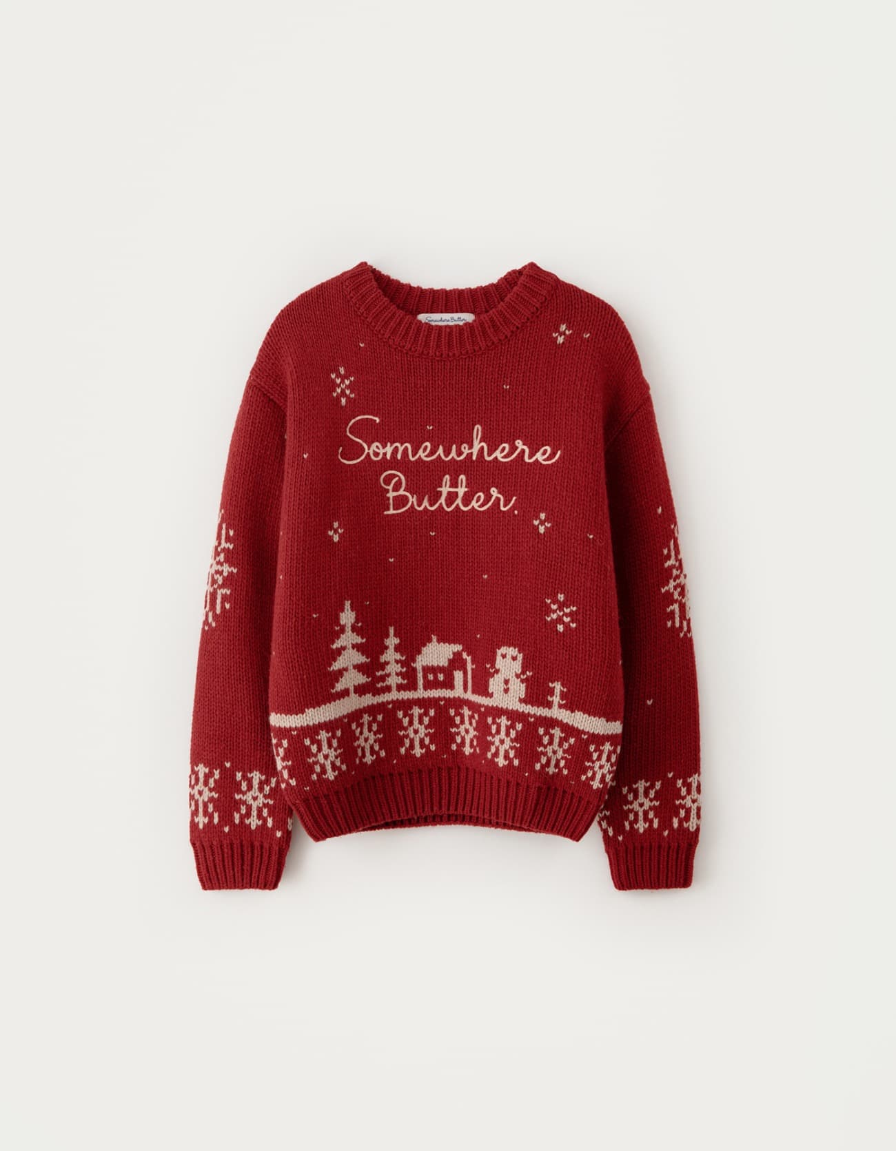 Some Town Wool Sweater - Red