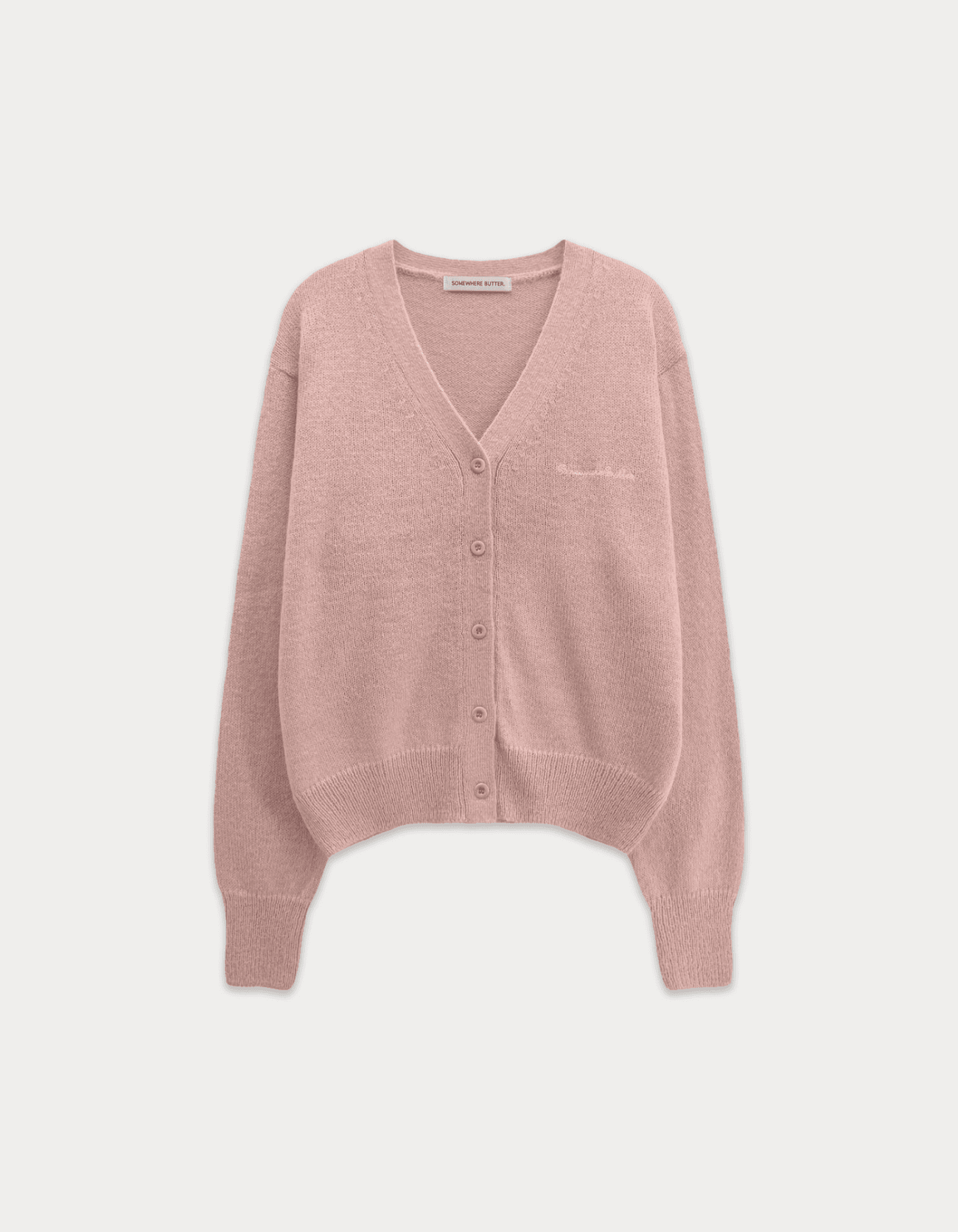 Eddy Alpaca Cardigan - Pink