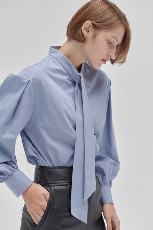 23WN winter tie-point blouse [2colors]