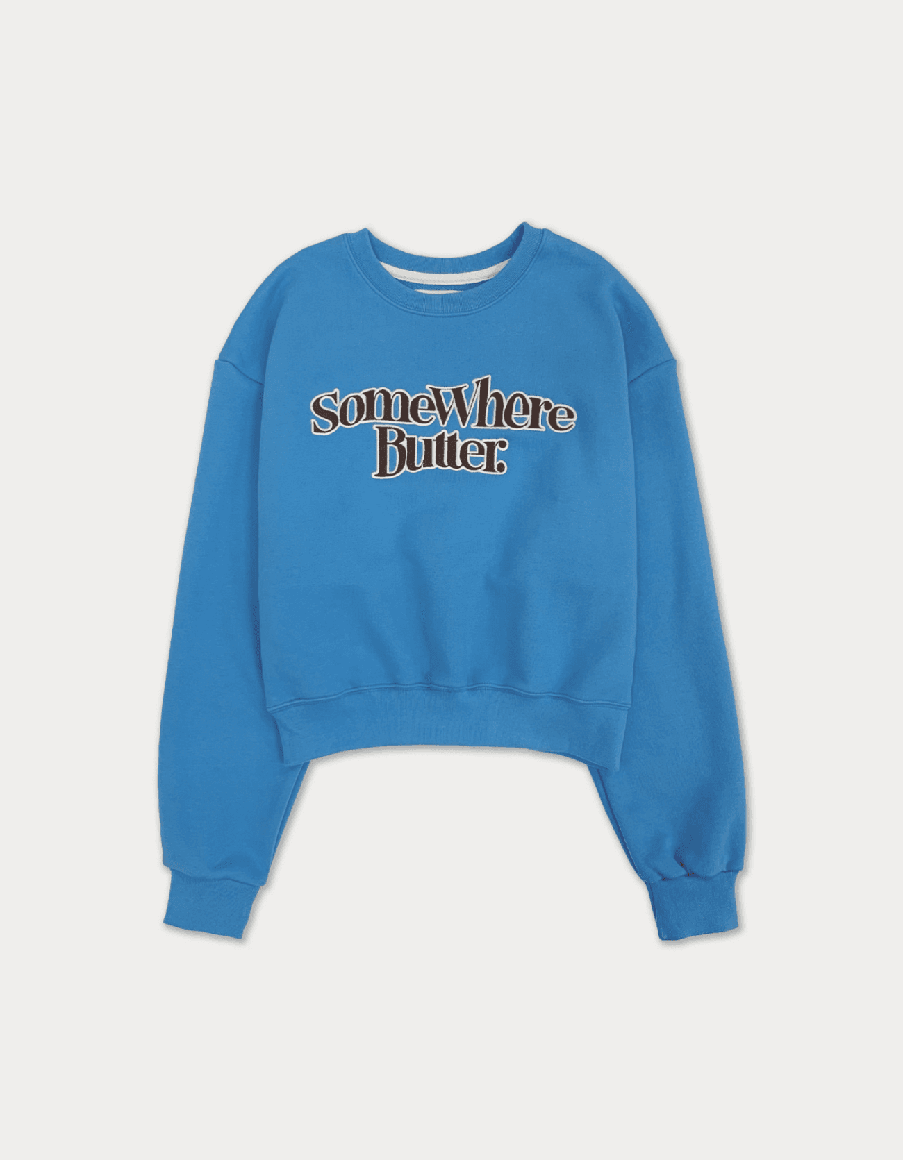 new wave logo sweatshirt - blue