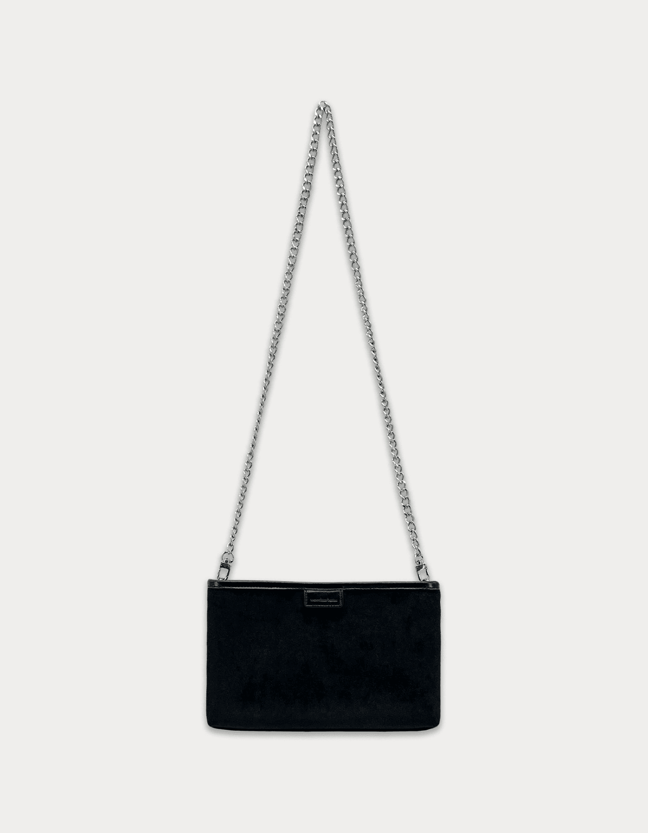 Velvet Mini Chain Toast Bag - Velvet Black