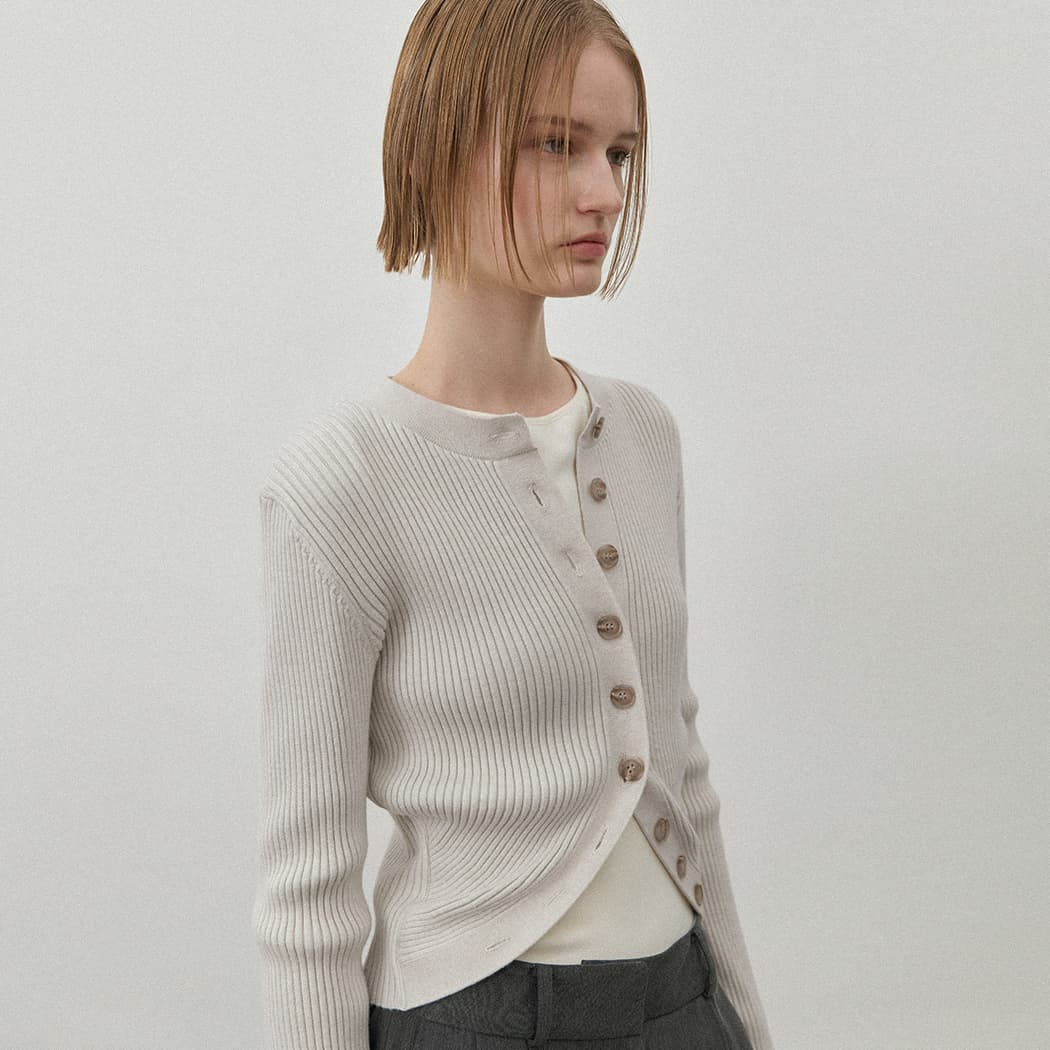 (Z-CD-2131)CECIL KNIT CARDIGAN