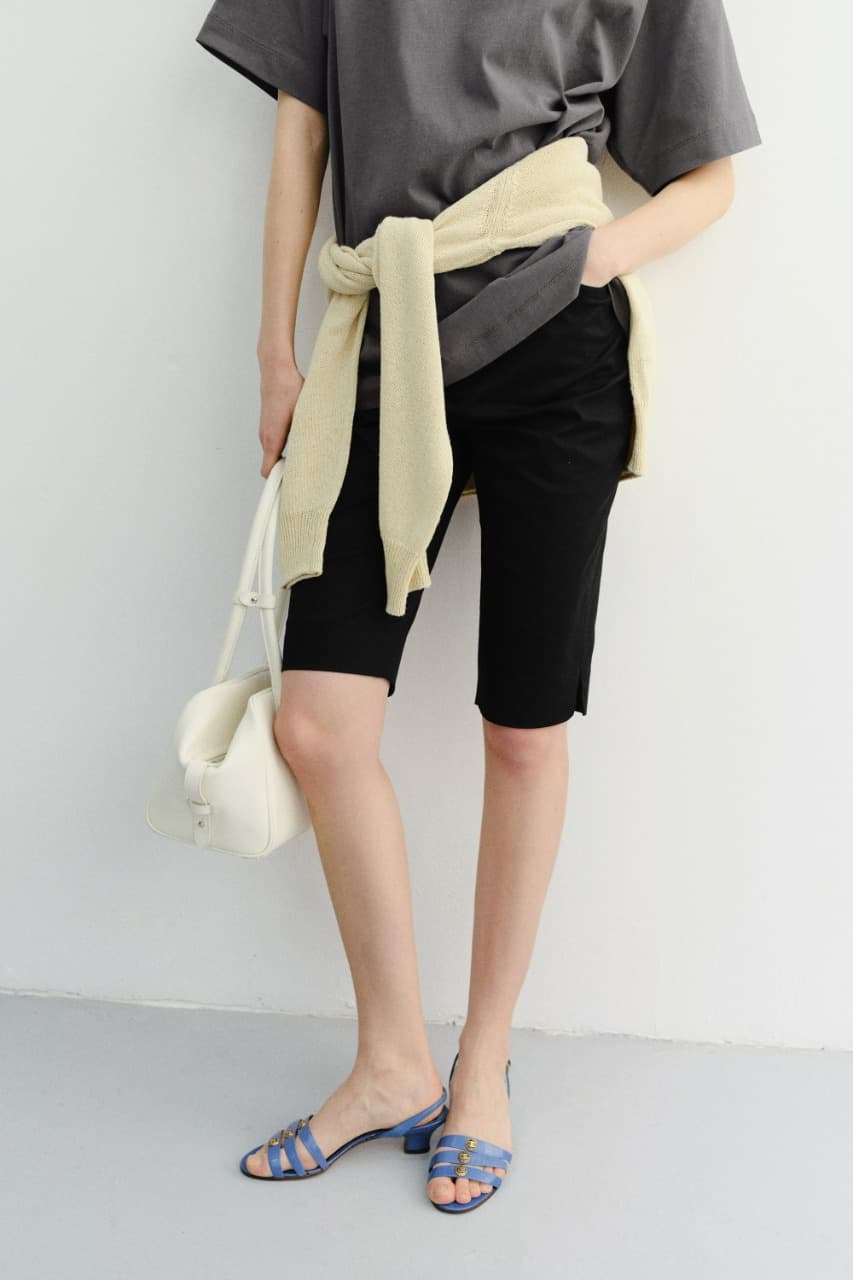 SLIM BIKER SHORTS BLACK_UDPA6B241BK