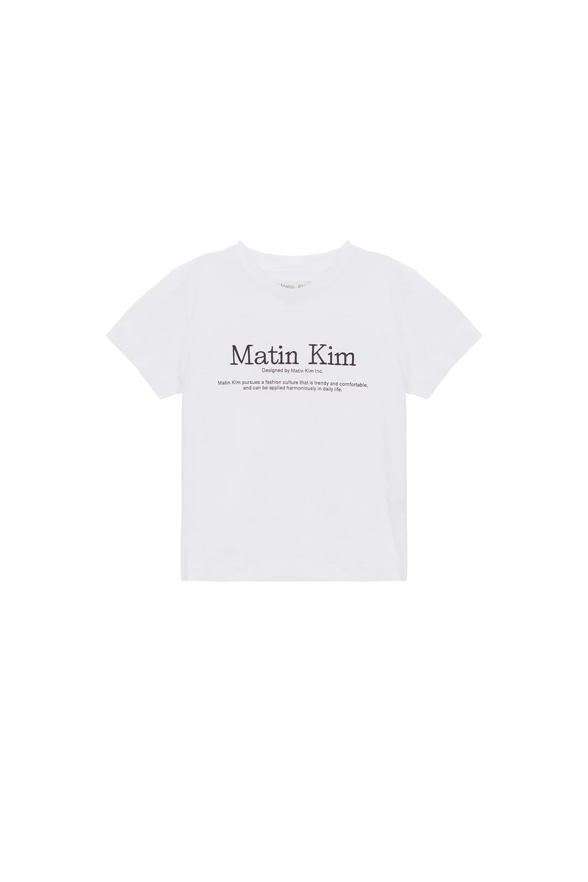 MATIN HERITAGE CROP TOP IN WHITE