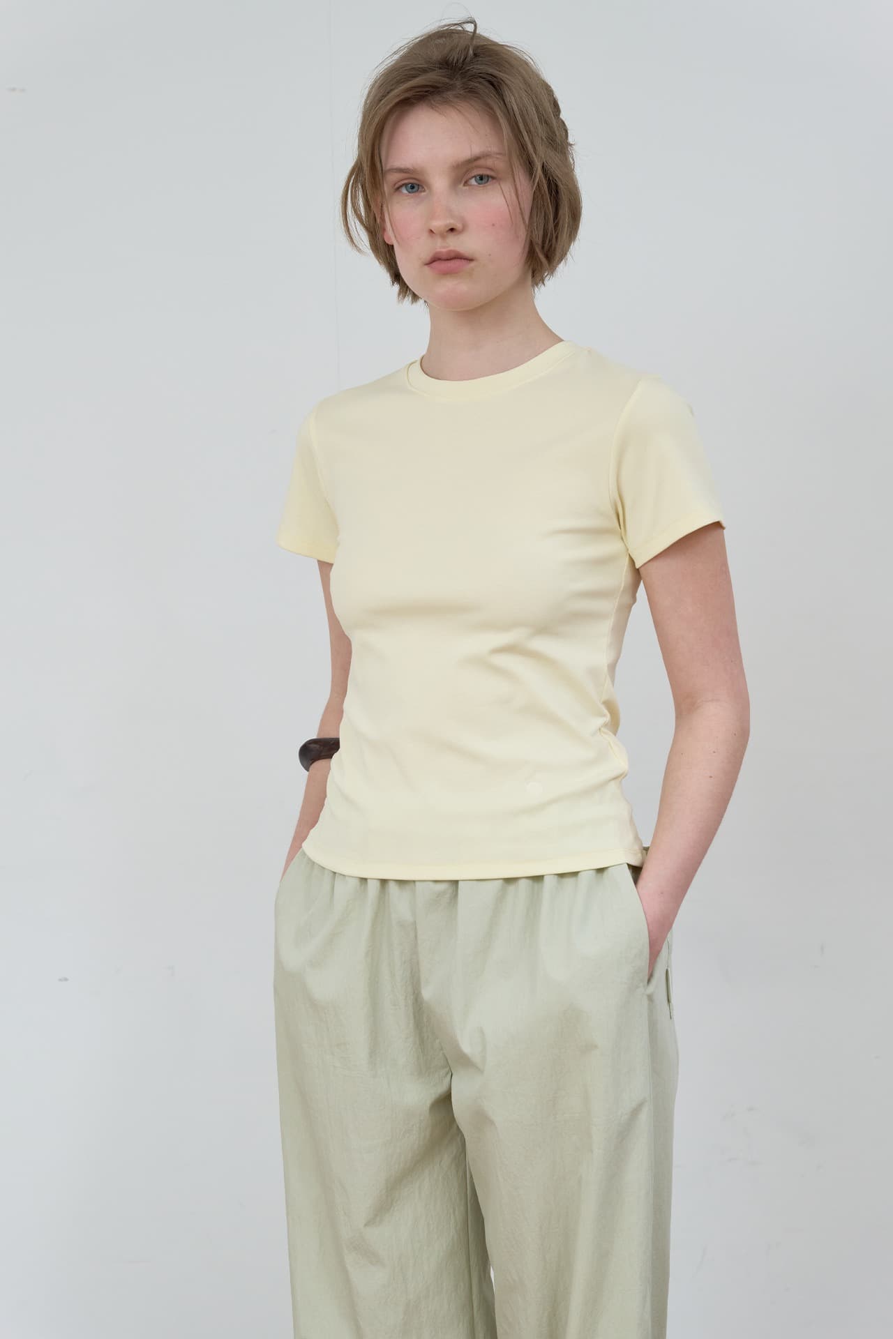 BASIC SIMBOL T-SHIRT_YELLOW