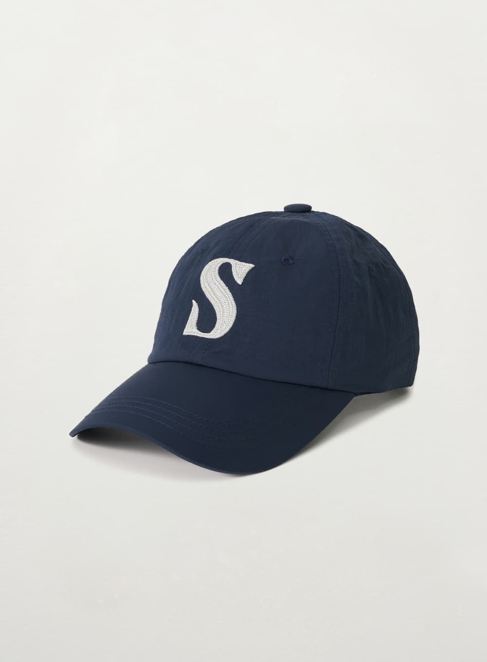 Nylon Casual Ball Cap - Navy
