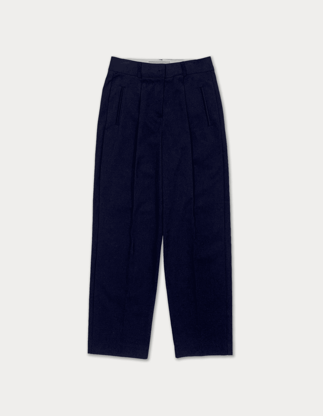 city colored pants - purple navy