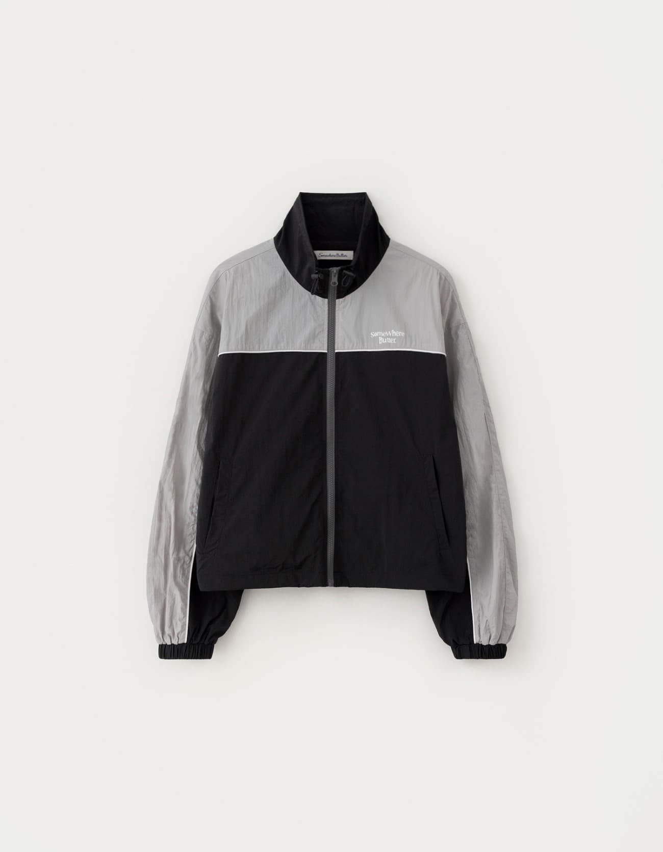 Sporty Windbreaker - Black