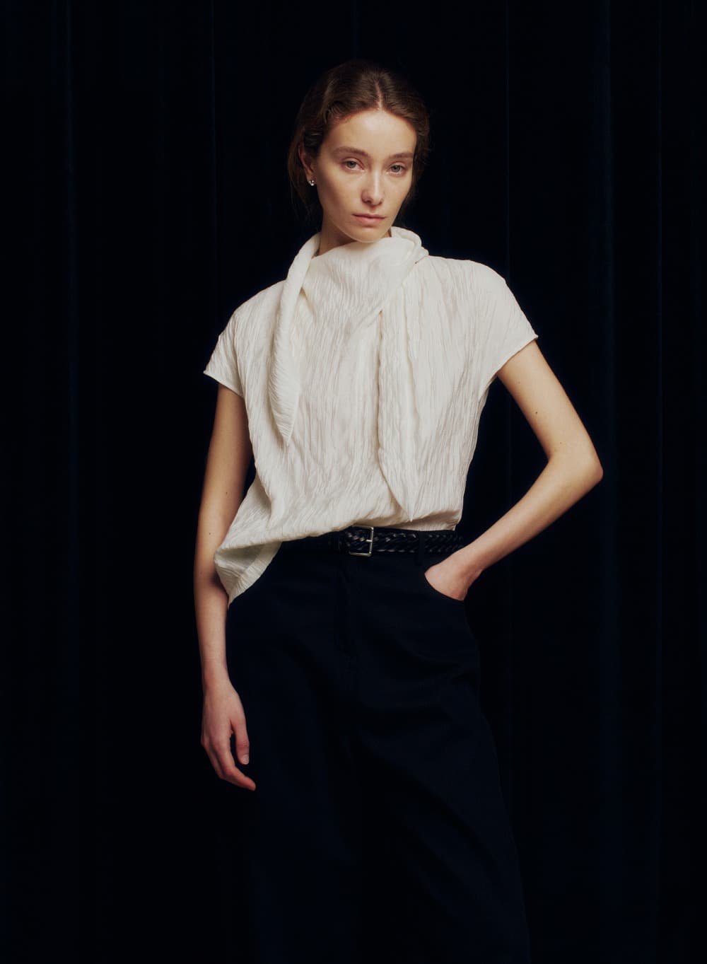 Scarf Top Dove