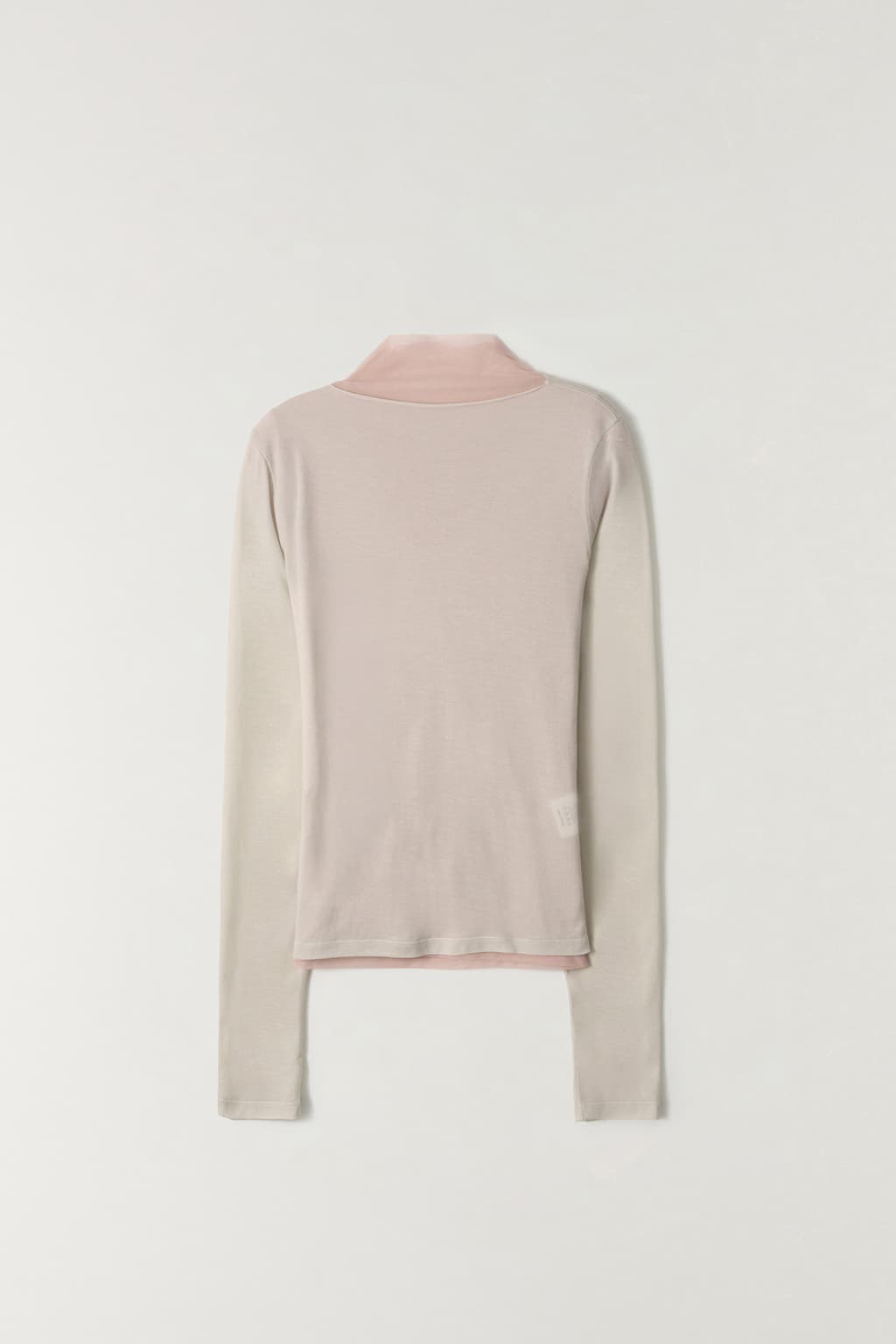 쉬어 레이어드 폴라T SET PINK/LIGHTGRAY