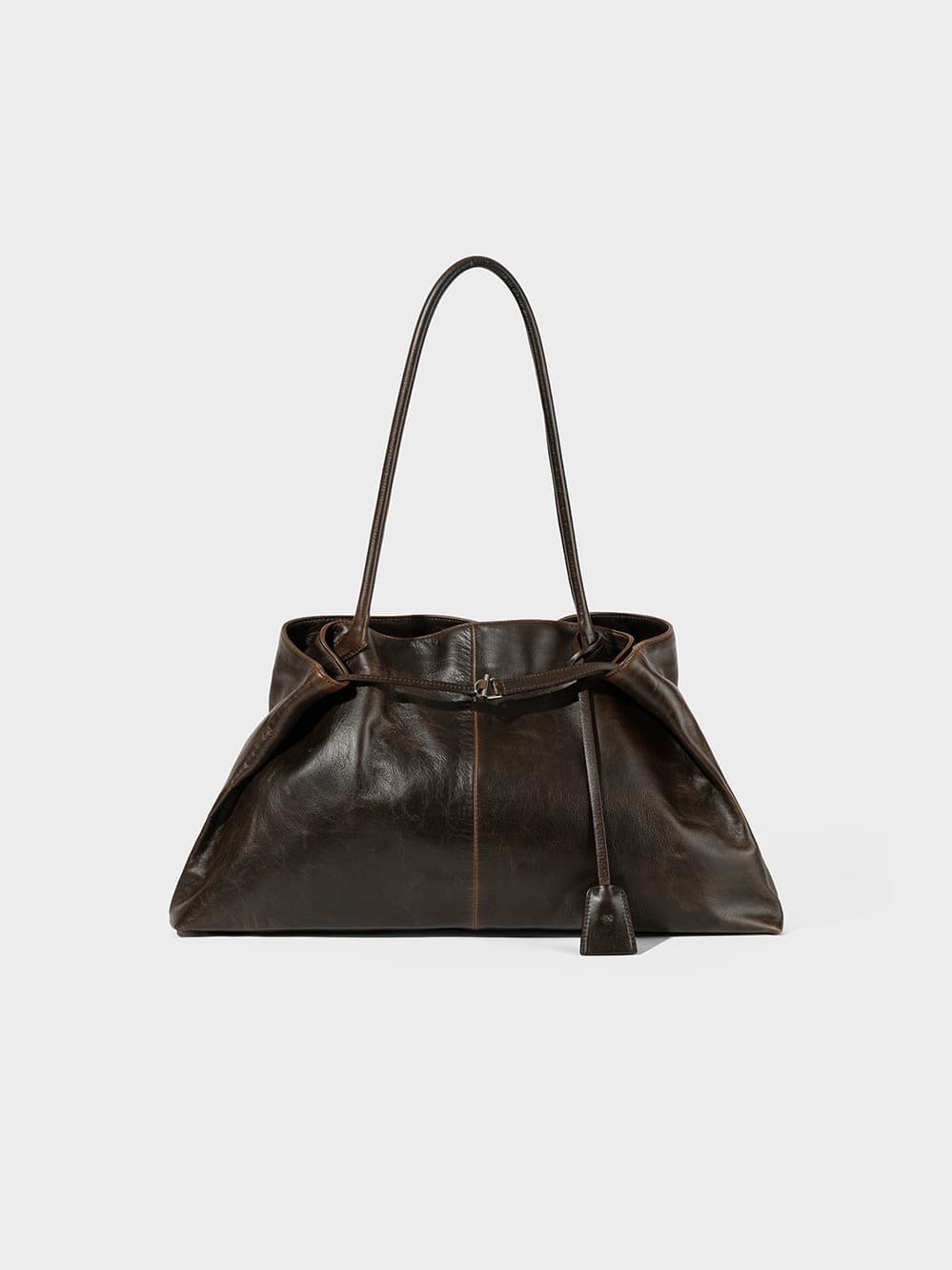 Haricot Bag_Leather Brown
