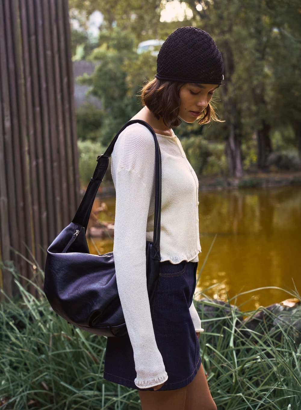 Orta Shoulder Bag - Black