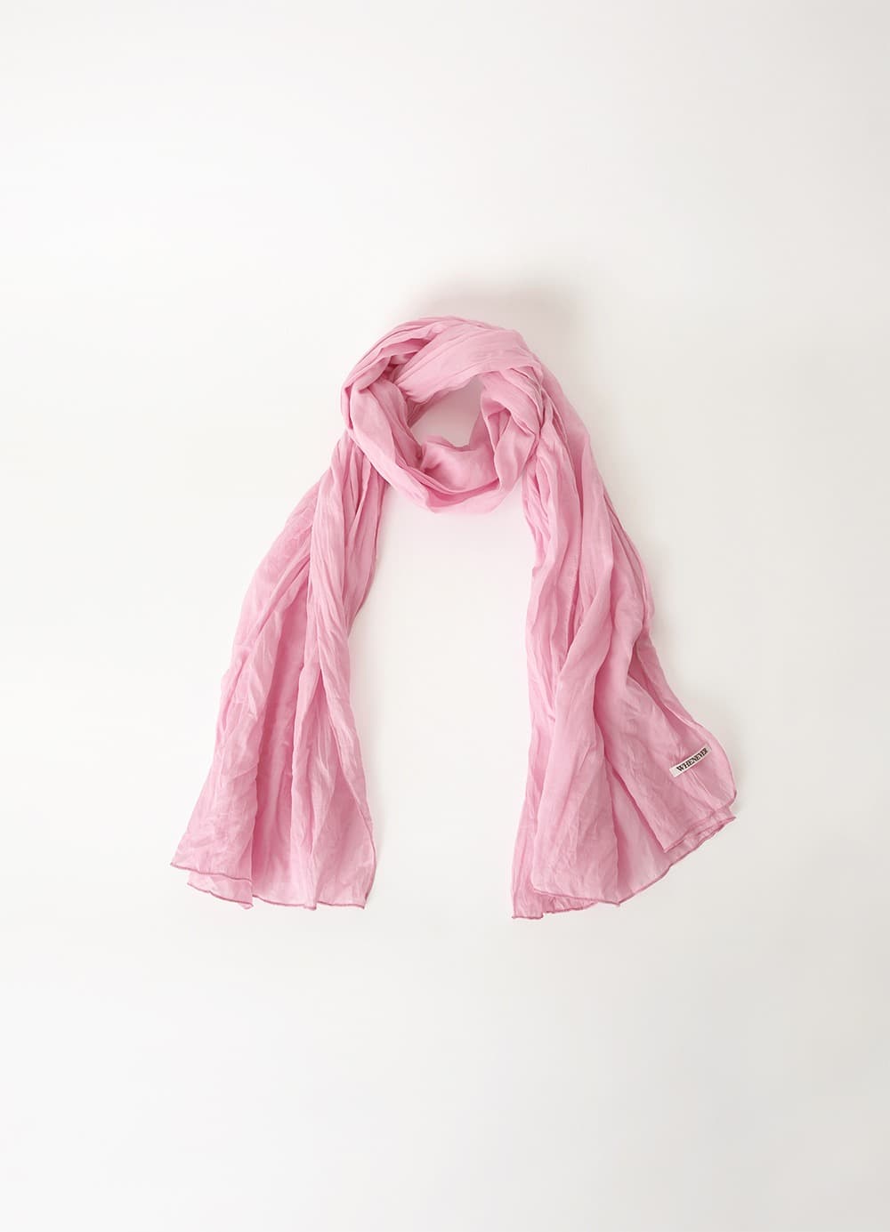 Sheer Cotton Scarf - BubbleGum Pink