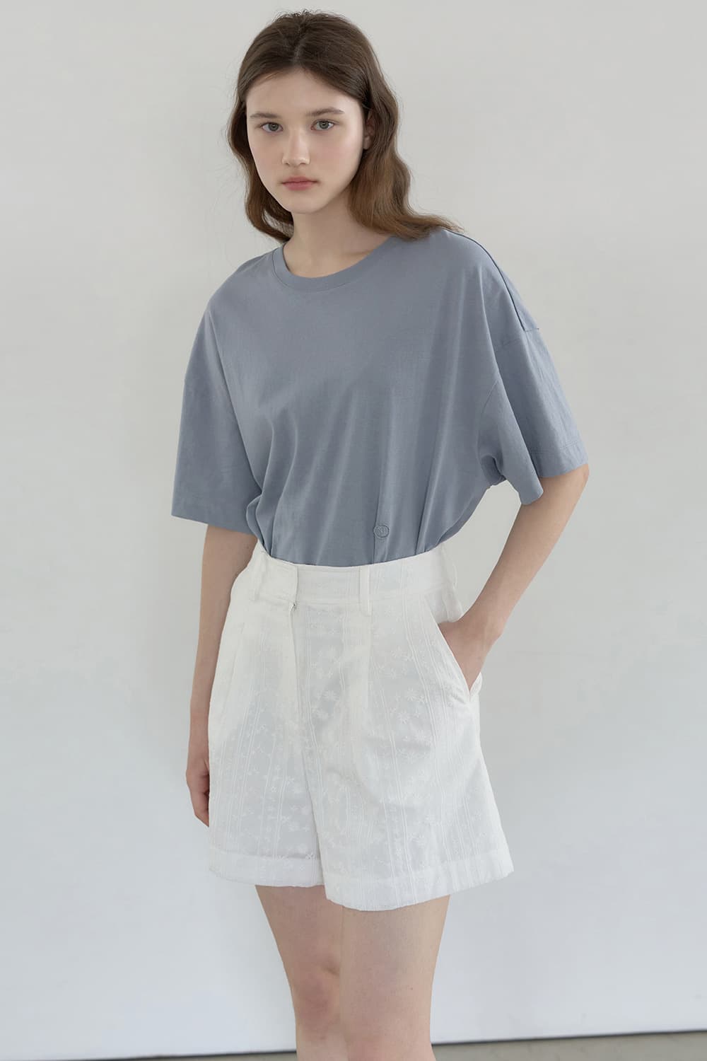 Summer relaxed basic T-shirt 2colors [N6MTS01]