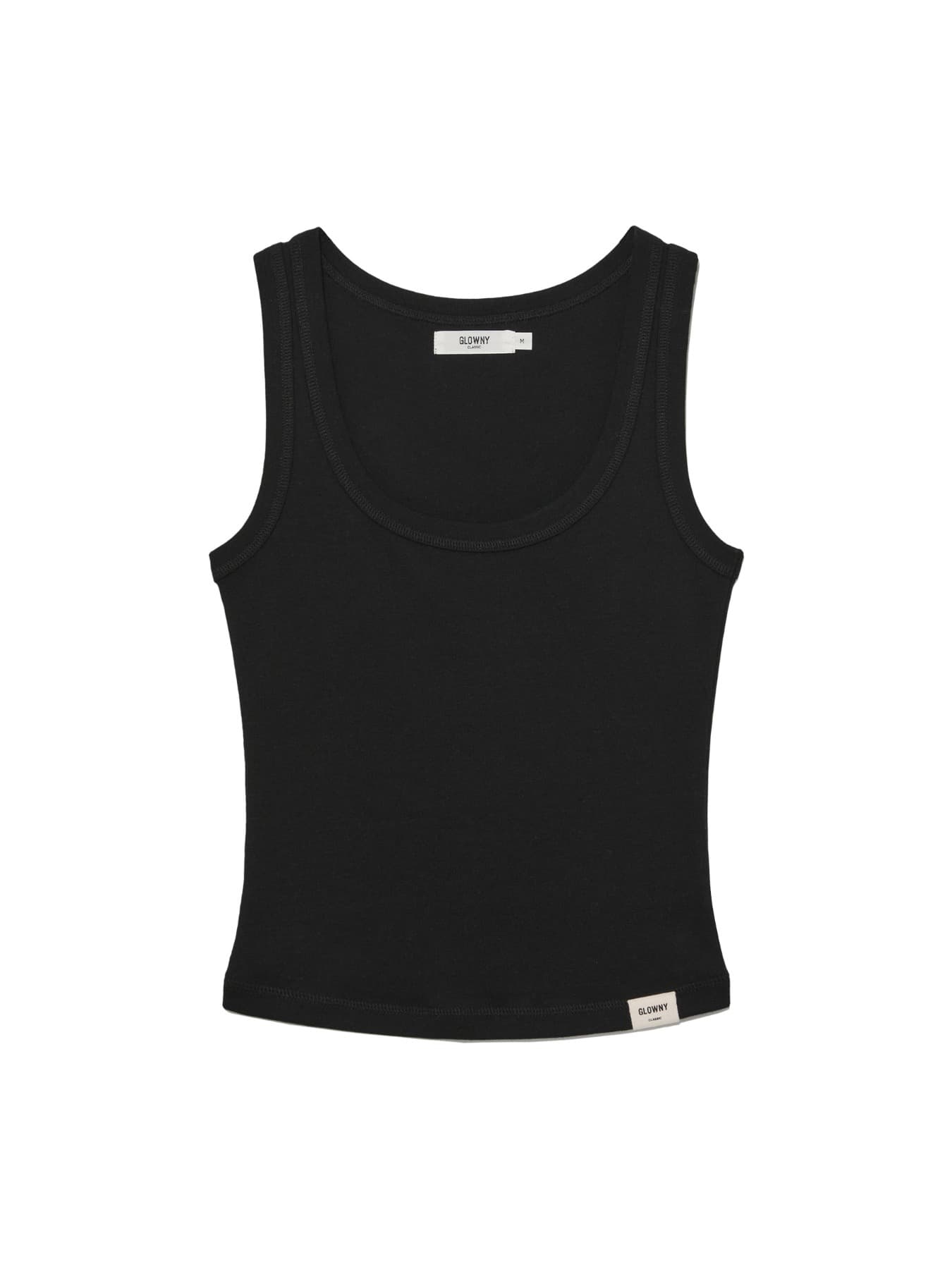 G CLASSIC SCOOP NECK SLEEVELESS (BLACK)