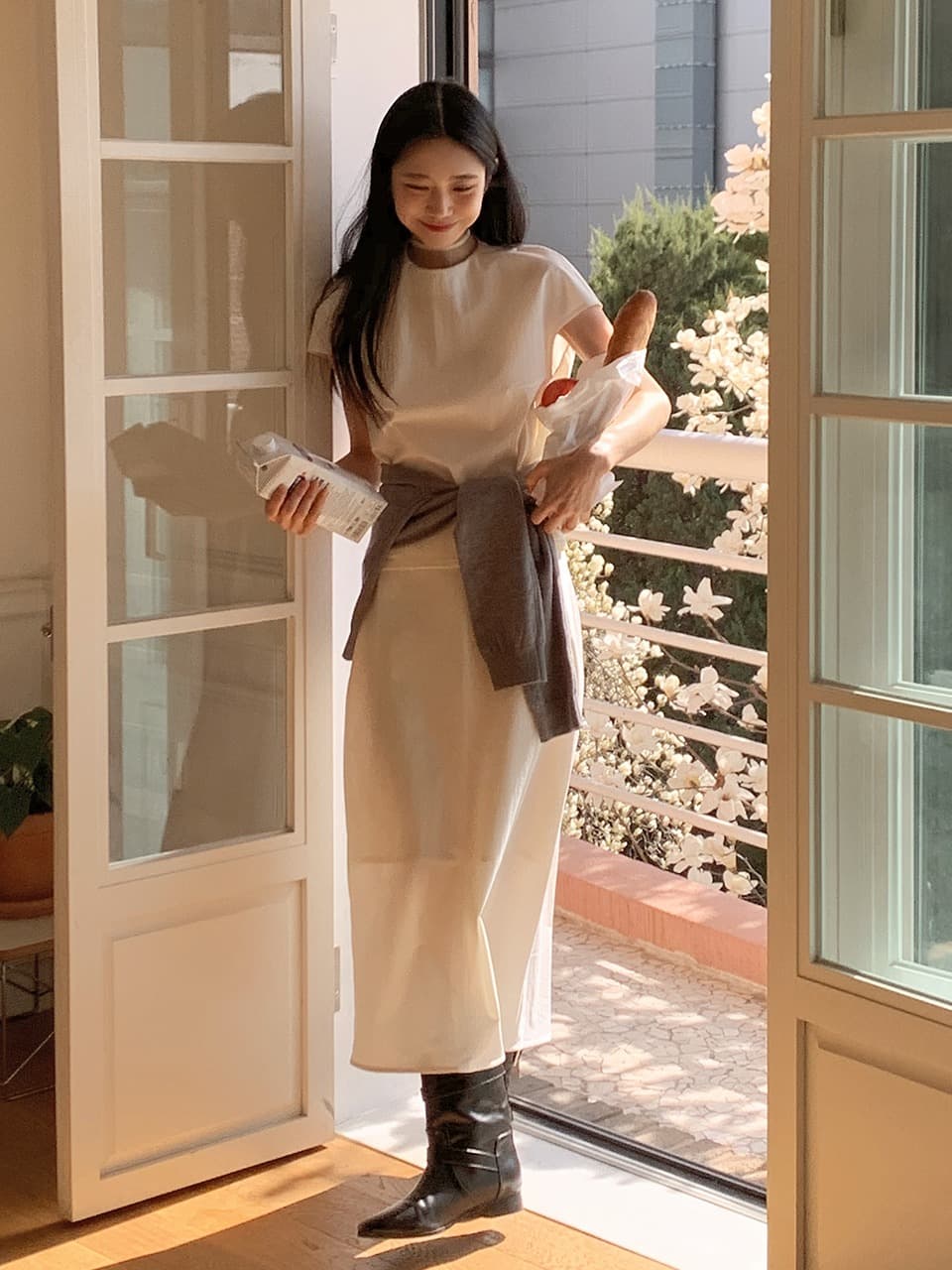 Breeze midi skirt (2colors)