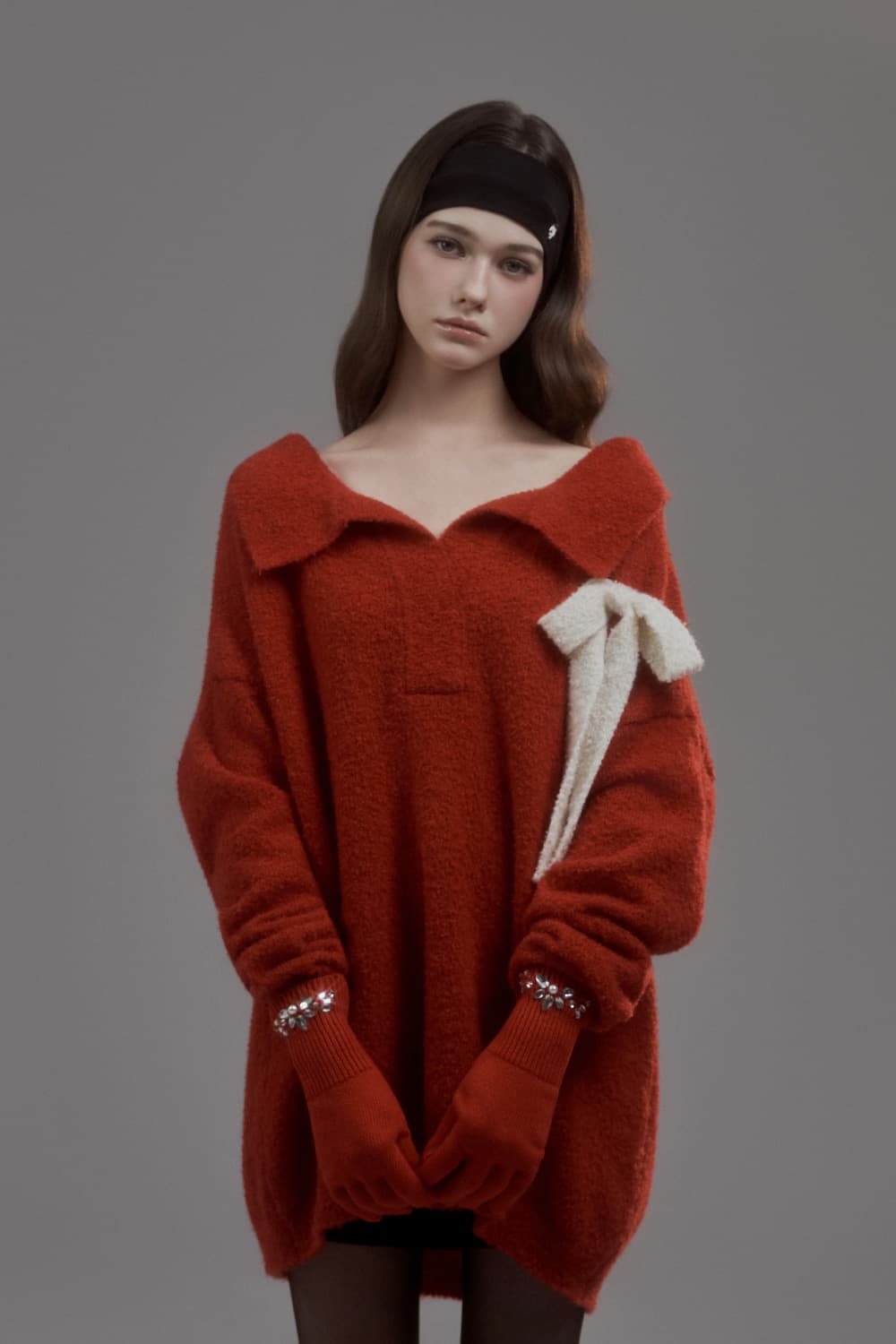Betty Ribbon Knit - Red