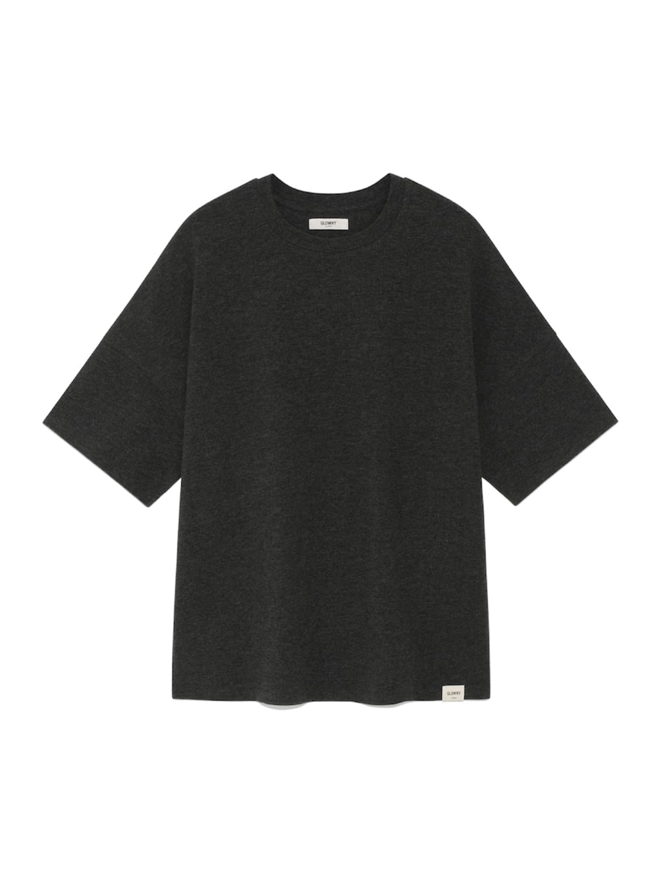 G COZY BOX TEE (CHARCOAL)