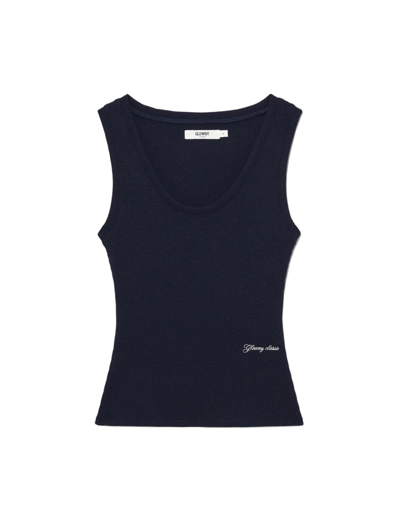 ROCKY WAFFLE SLEEVELESS TOP 2.0 (NAVY)