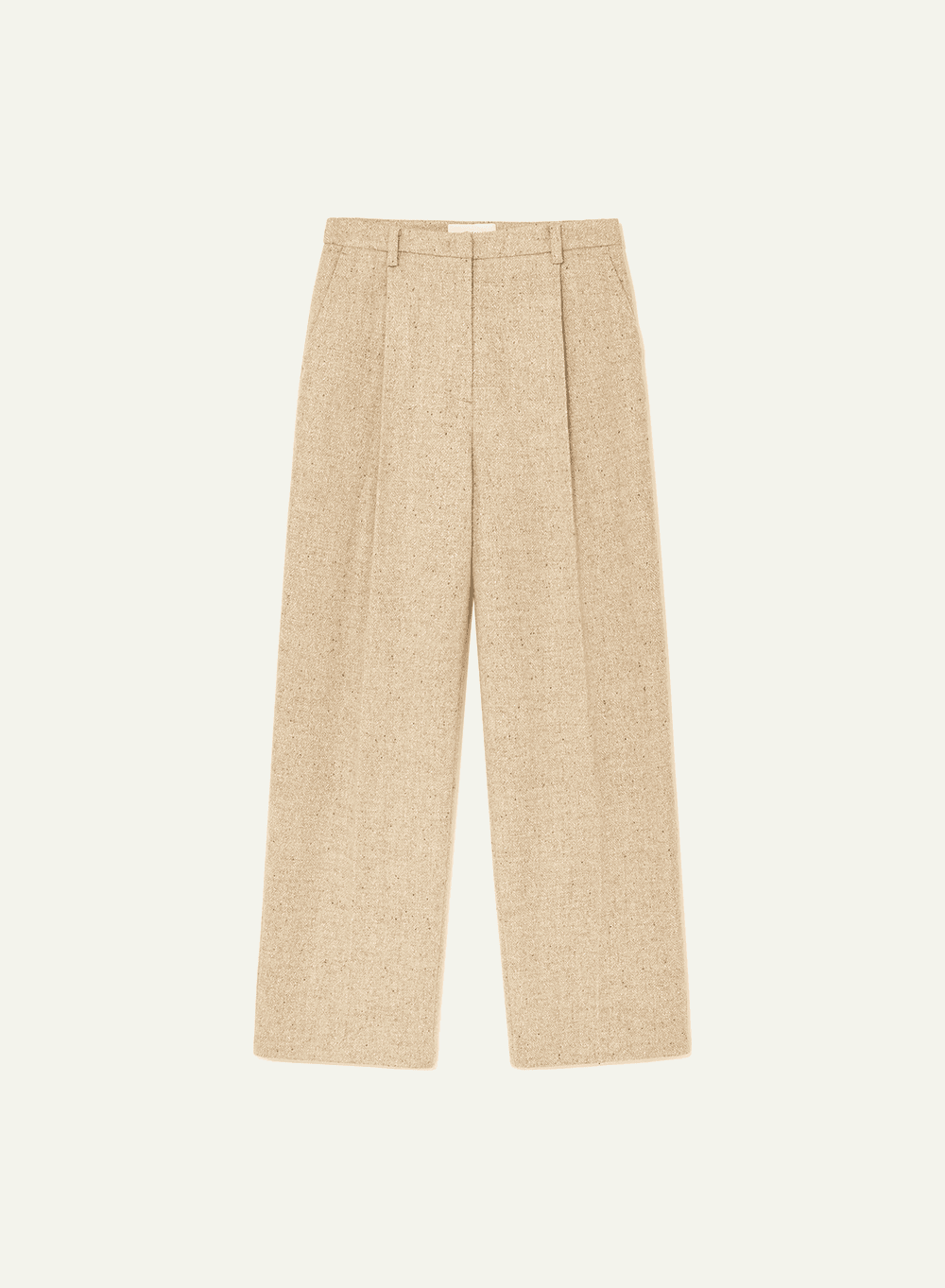 Camis Wool Silk Trouser Greige
