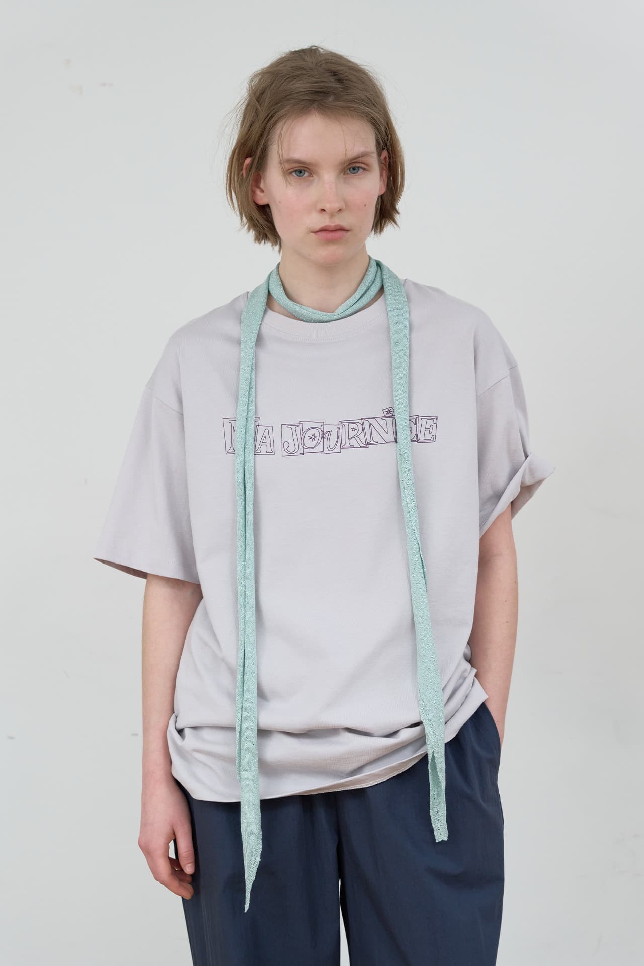 M SIMBOL GRAPHIC T-SHIRT_GREY
