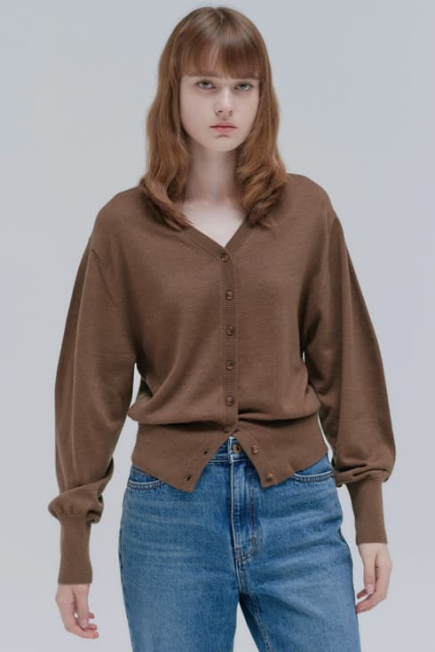 23FN basic knit cardigan [3colors]