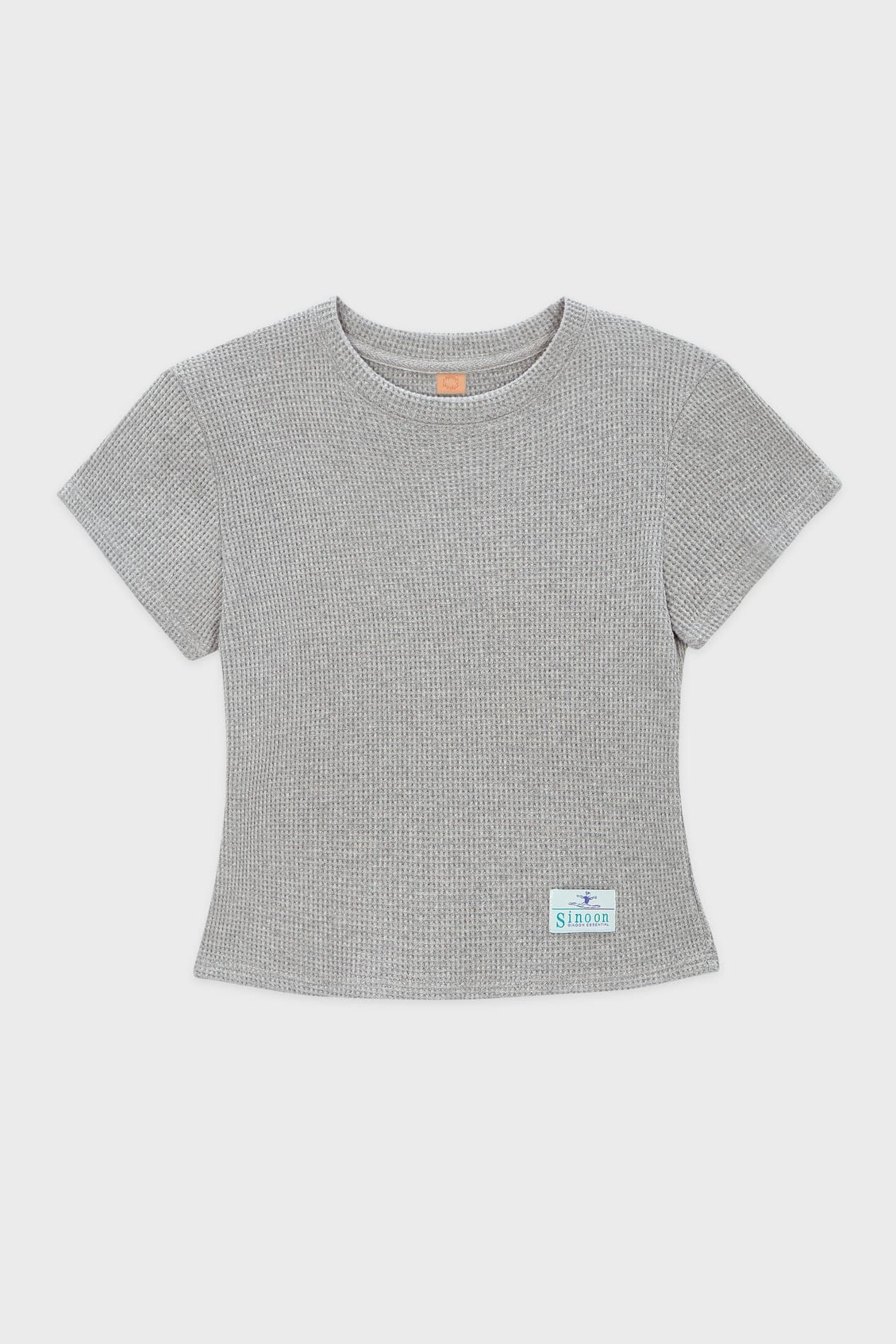 Logo Waffle T-Shirt (Melange Grey)