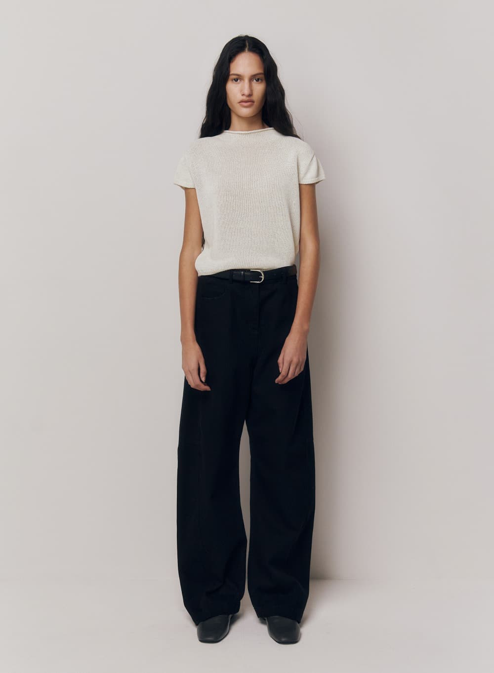 [RESTOCK[ Gaius Cotton Pants Black