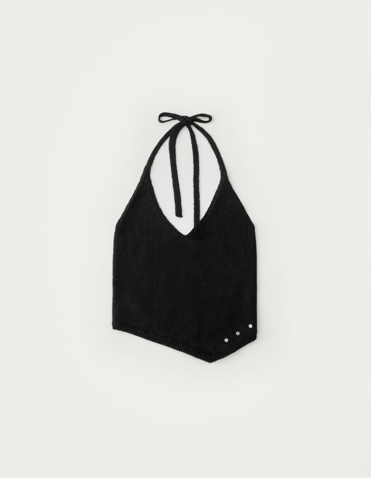 Jessi Halter Sleeveless Knit - Black