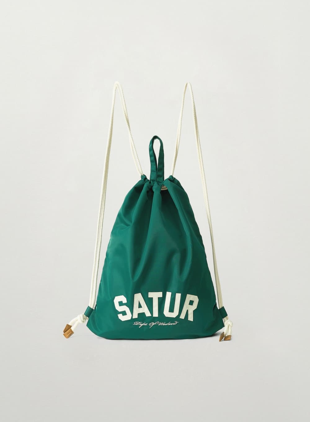 Nylon Draw String Bag - Green