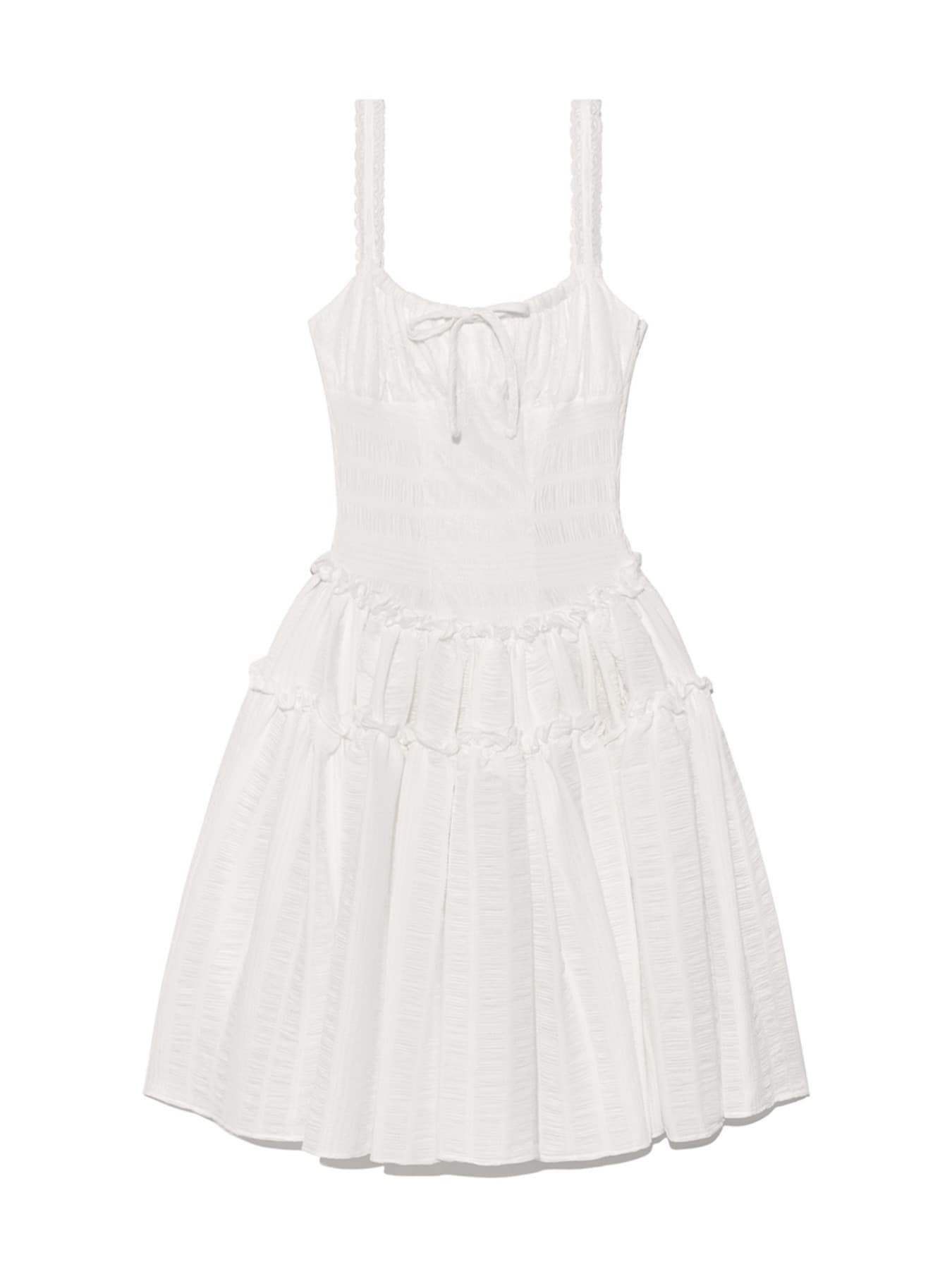 LOVE SPELL MIDI DRESS (WHITE)