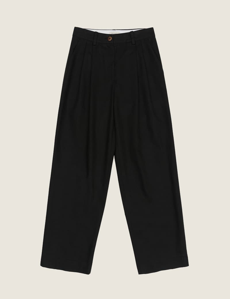Martin Tuck Pants (Black)