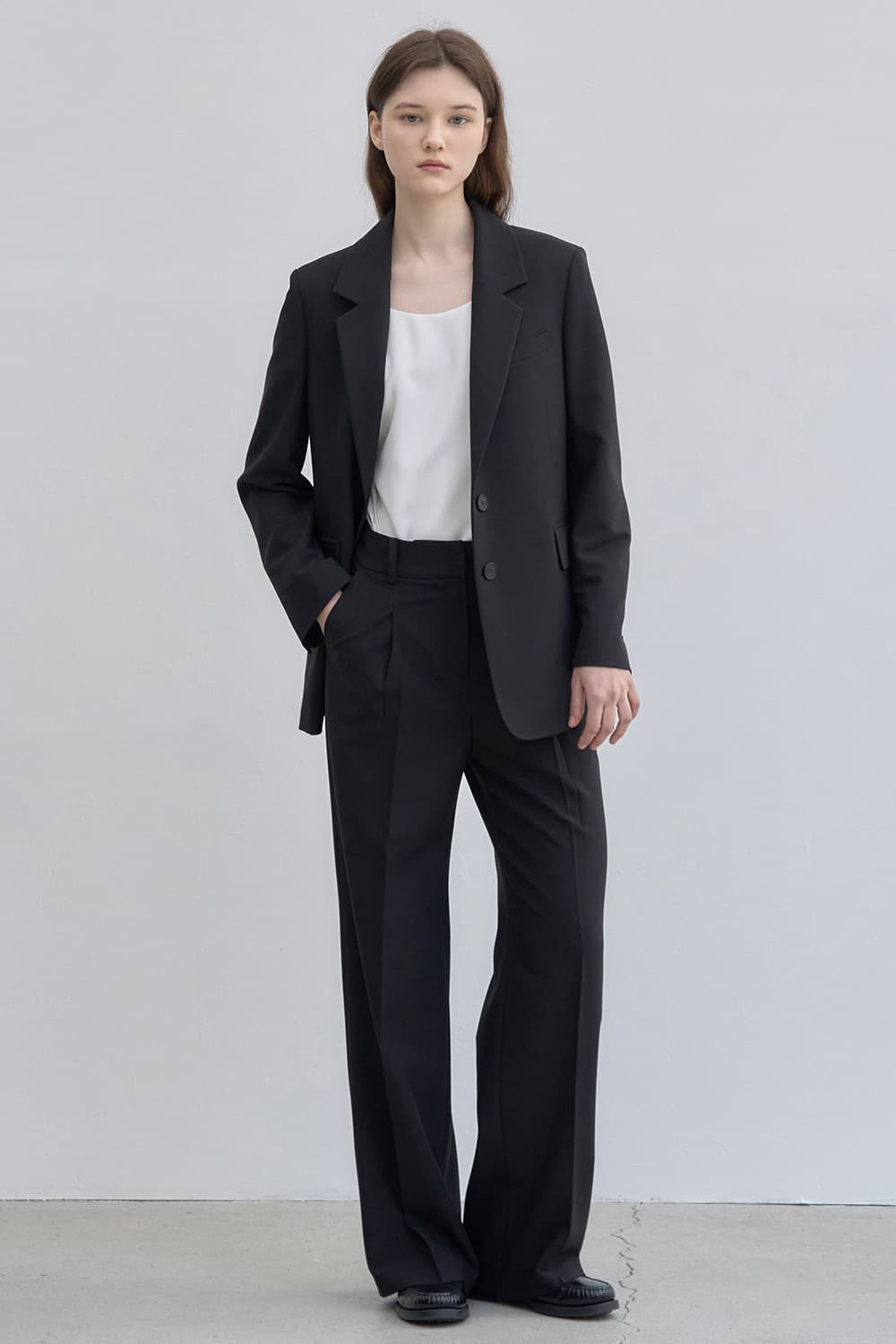 New wide pant Black [N6SPT01]